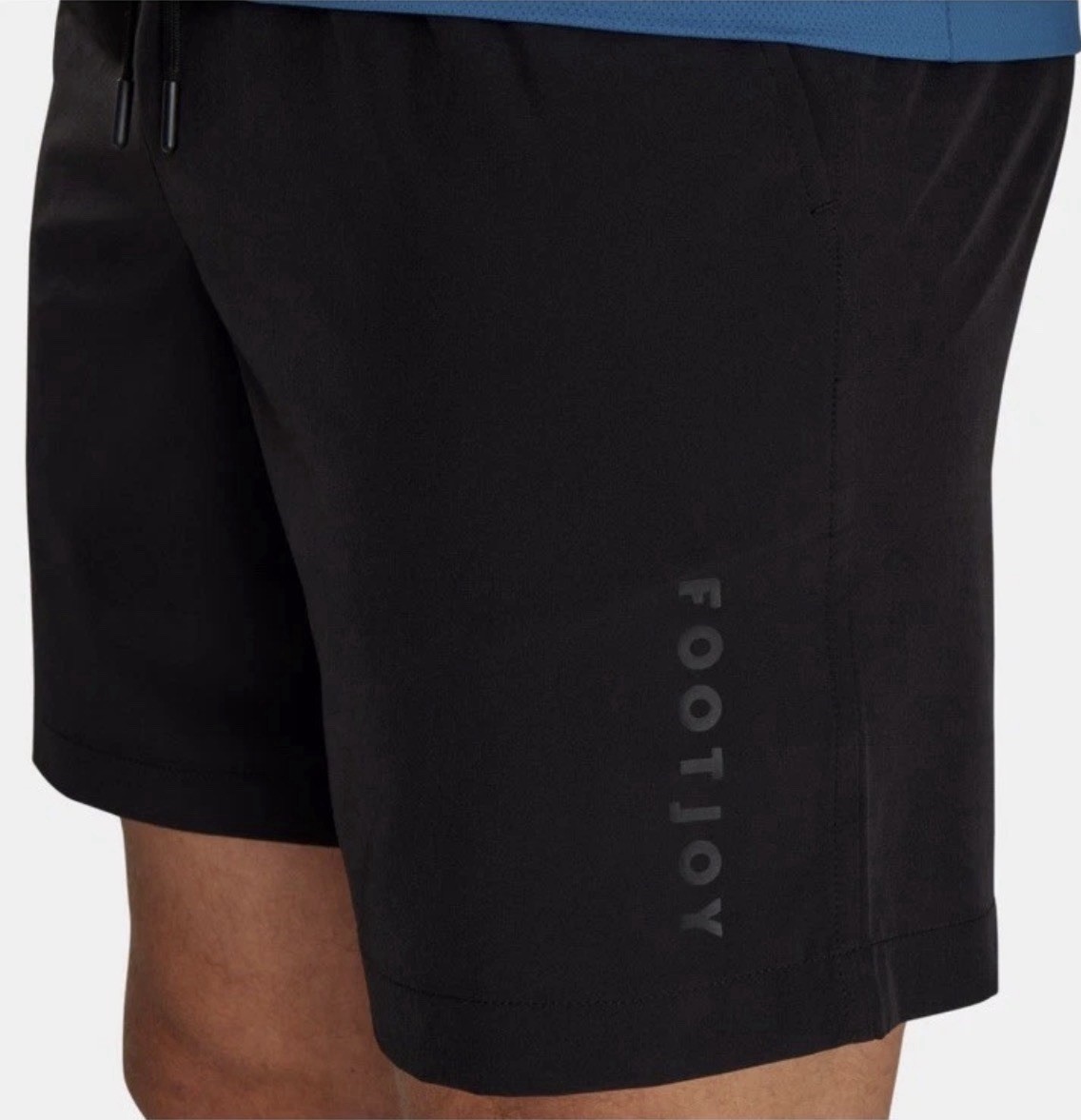 FootJoy FJ Elastic Black Men’s Workout Training Shorts Size 2XL 8″ Inseam NWT