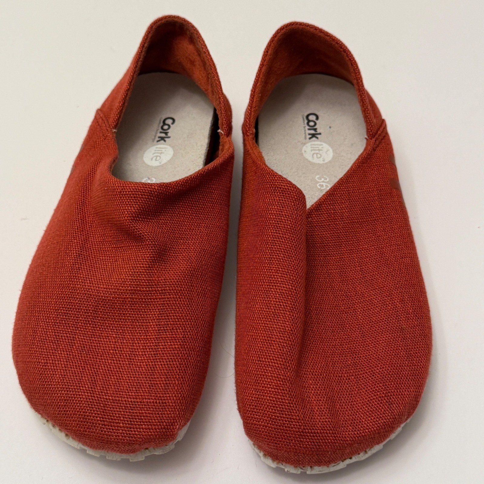 Corklite Comfort Technology Women’s 36 Red Casual Slip On Shoes