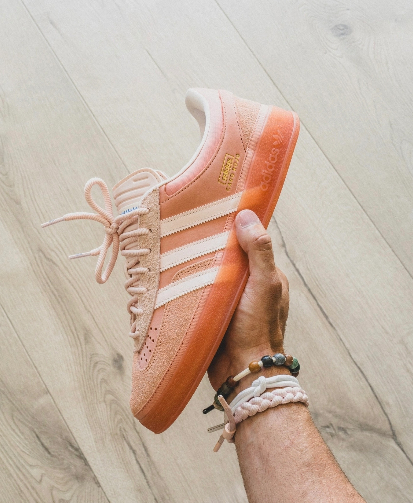 [JS5052] Adidas Mens Bad Bunny Gazelle Wonder Clay Aqua-Ash Pink Cabo Rojo *NEW*