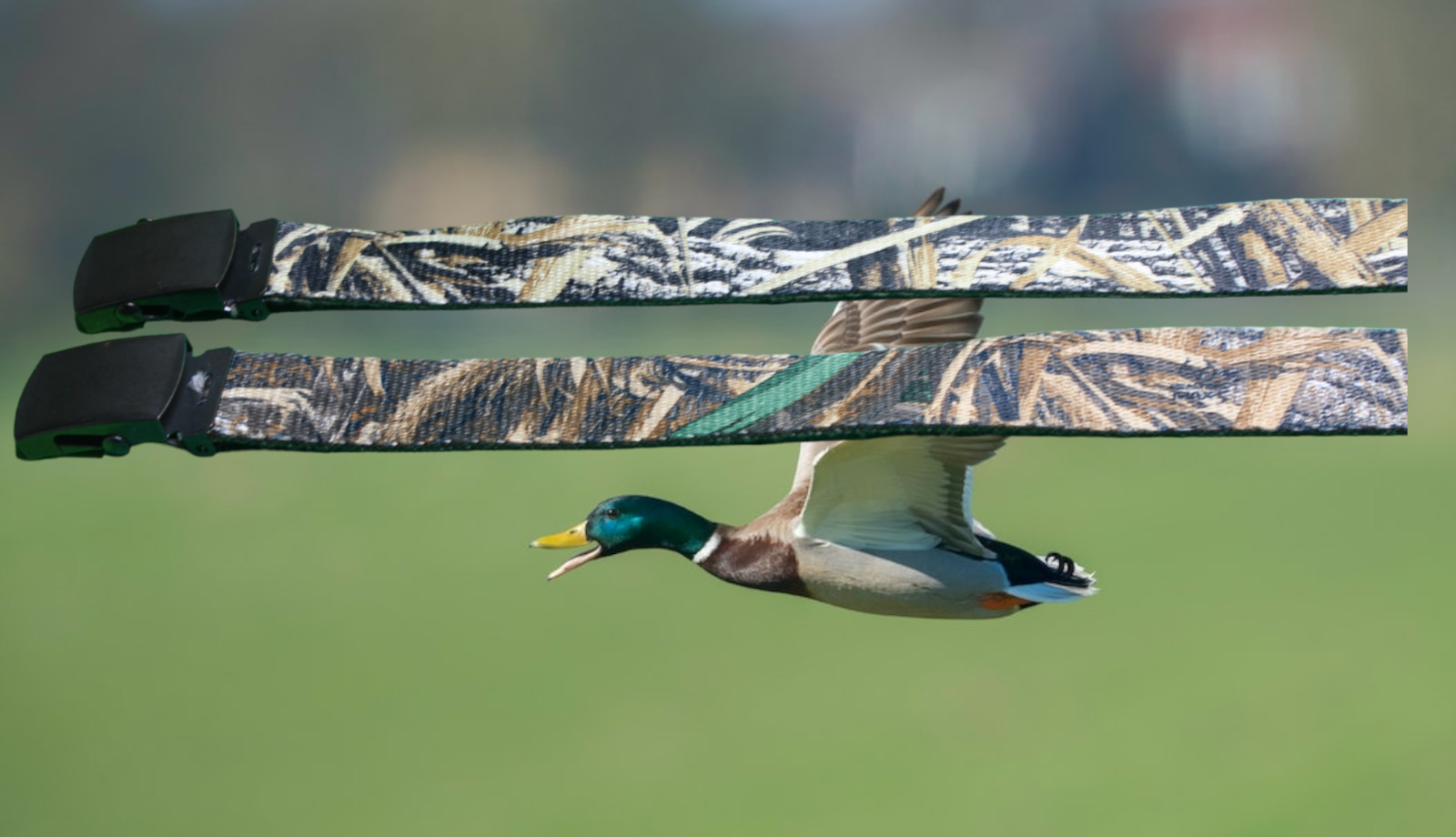 duck hunting wetland 1.25″ Wide Canvas Web Belt lot camo X2