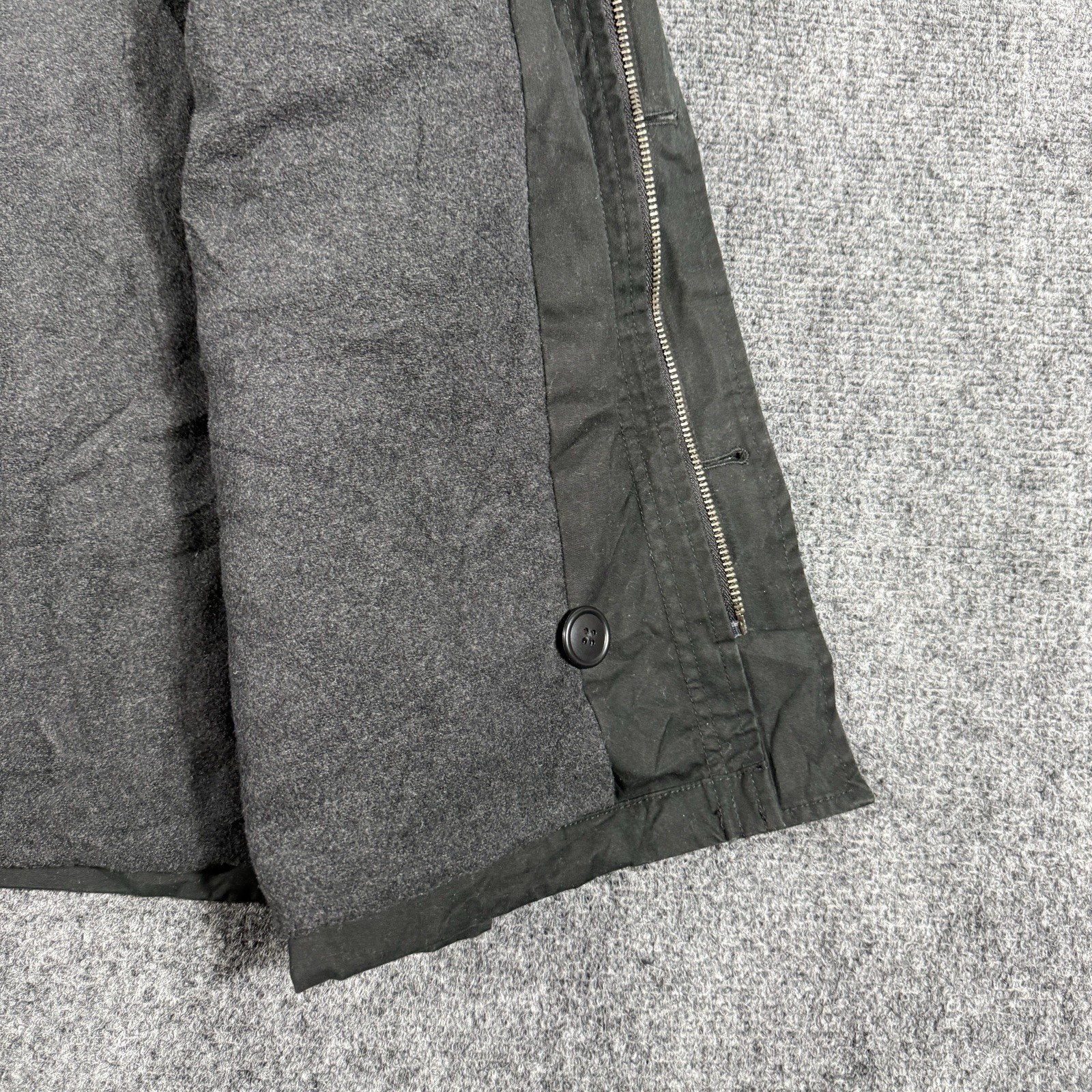 Vintage Polo Ralph Lauren Jacket Mens Size Large Barn Utility Chore Coat Black