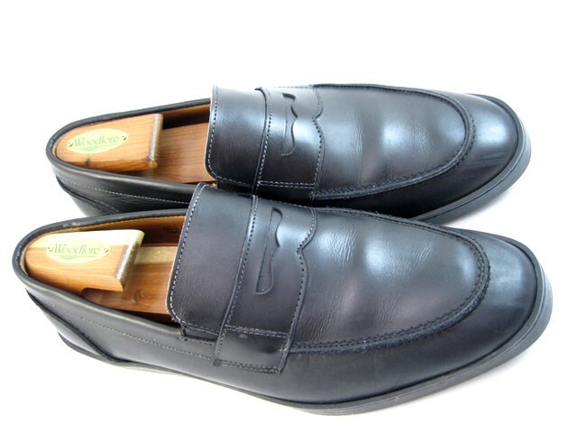 Allen Edmonds “RANDOLPH” Leather Penny Loafer Dress Sneakers 9 EEE Black (488N)