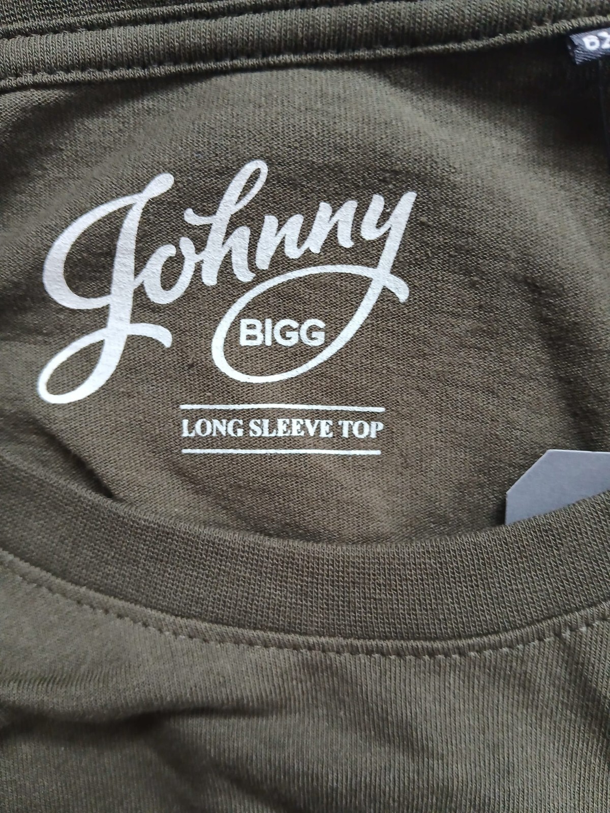 Johnny Bigg Graphic Print Long Sleeve Top Khaki J201LT200.KHA Size 6XL N133