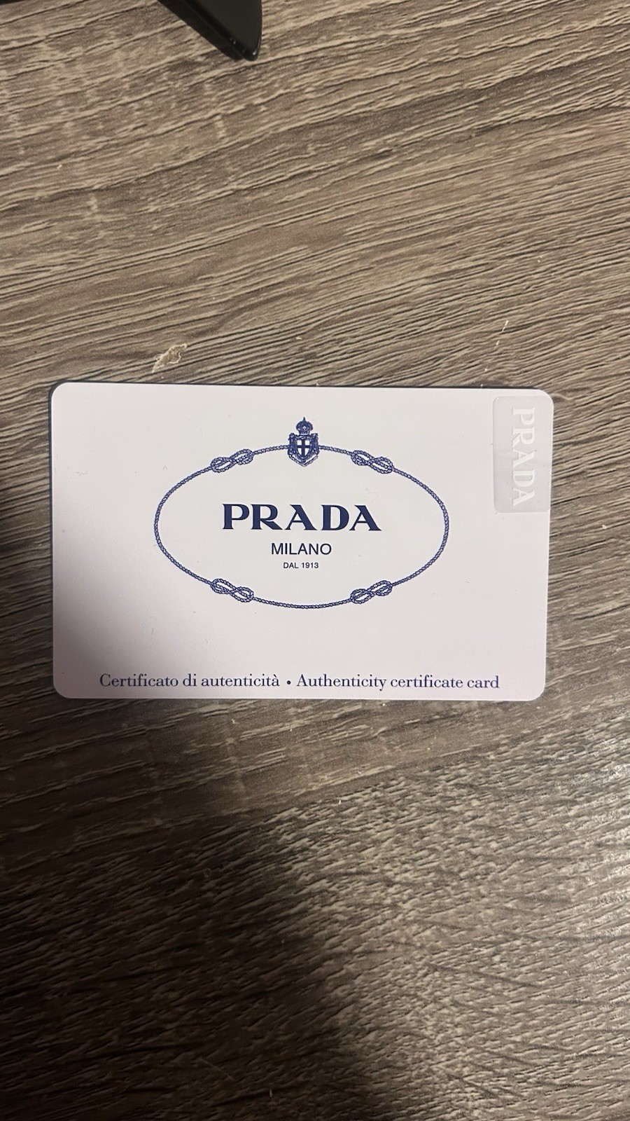 Prada Black Geometric Rectangle Sunglasses w/ Original Case & Box