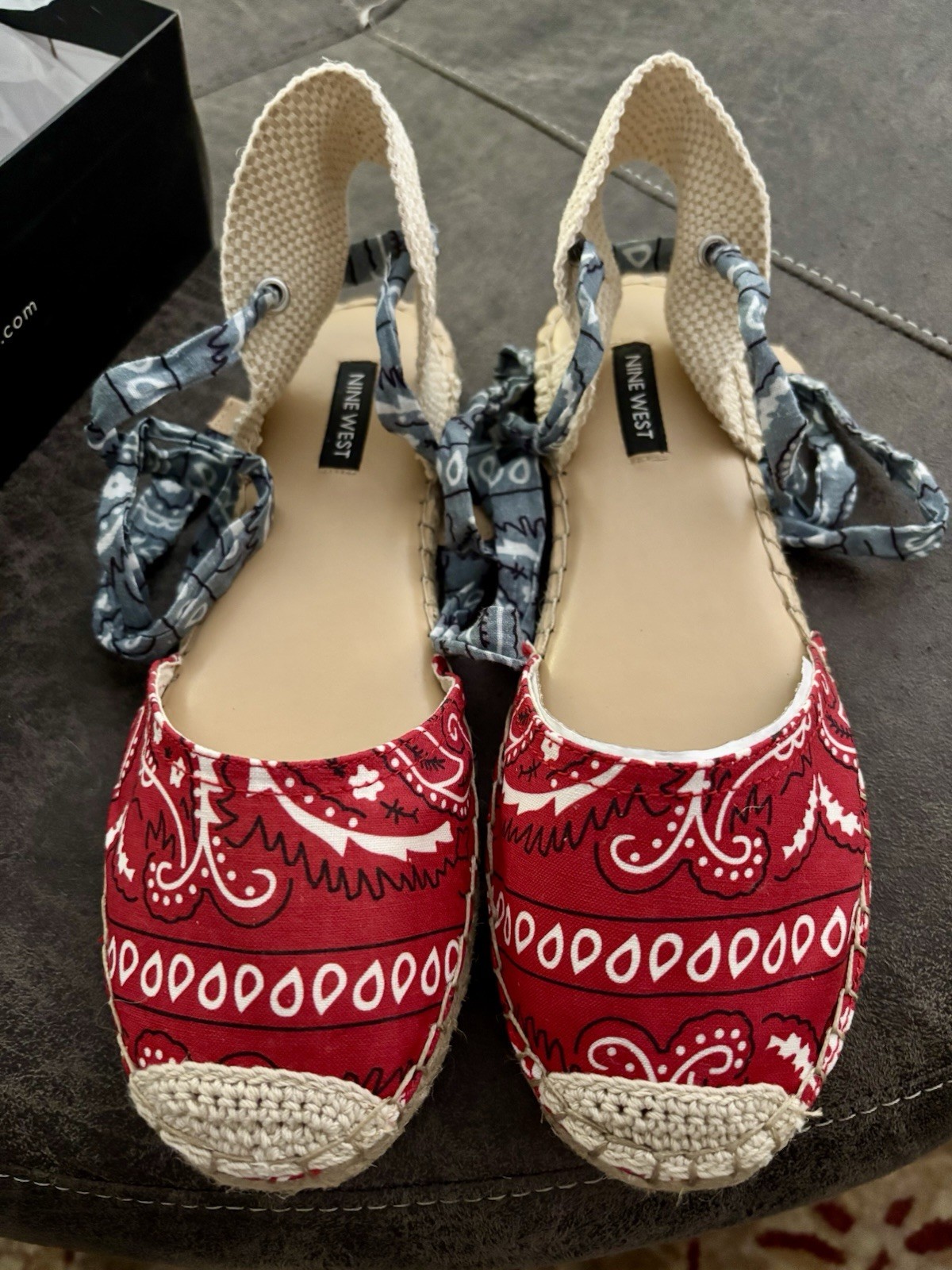 Nine West Womens Shoes Espadrilles Mage7 Size 8M New