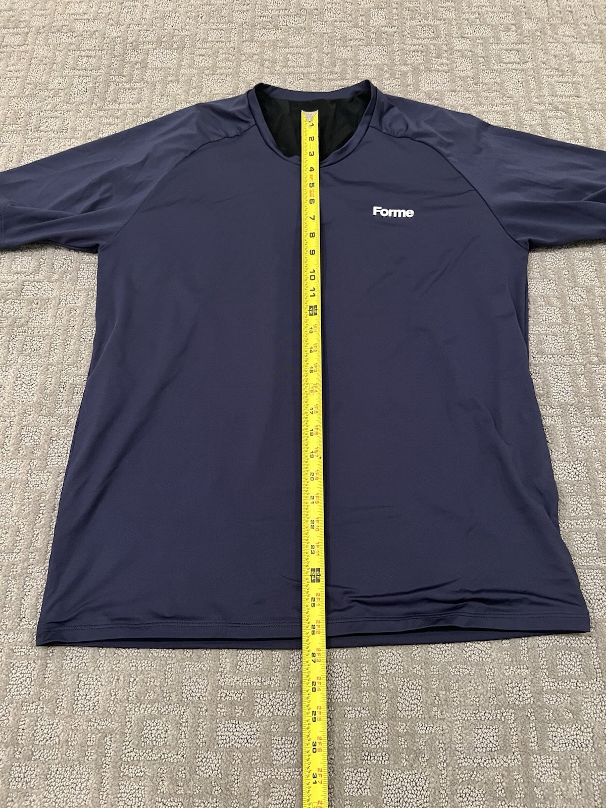 Forme Science Recovery Posture Correcting T Shirt Men’s XL Blue Short Sleeve
