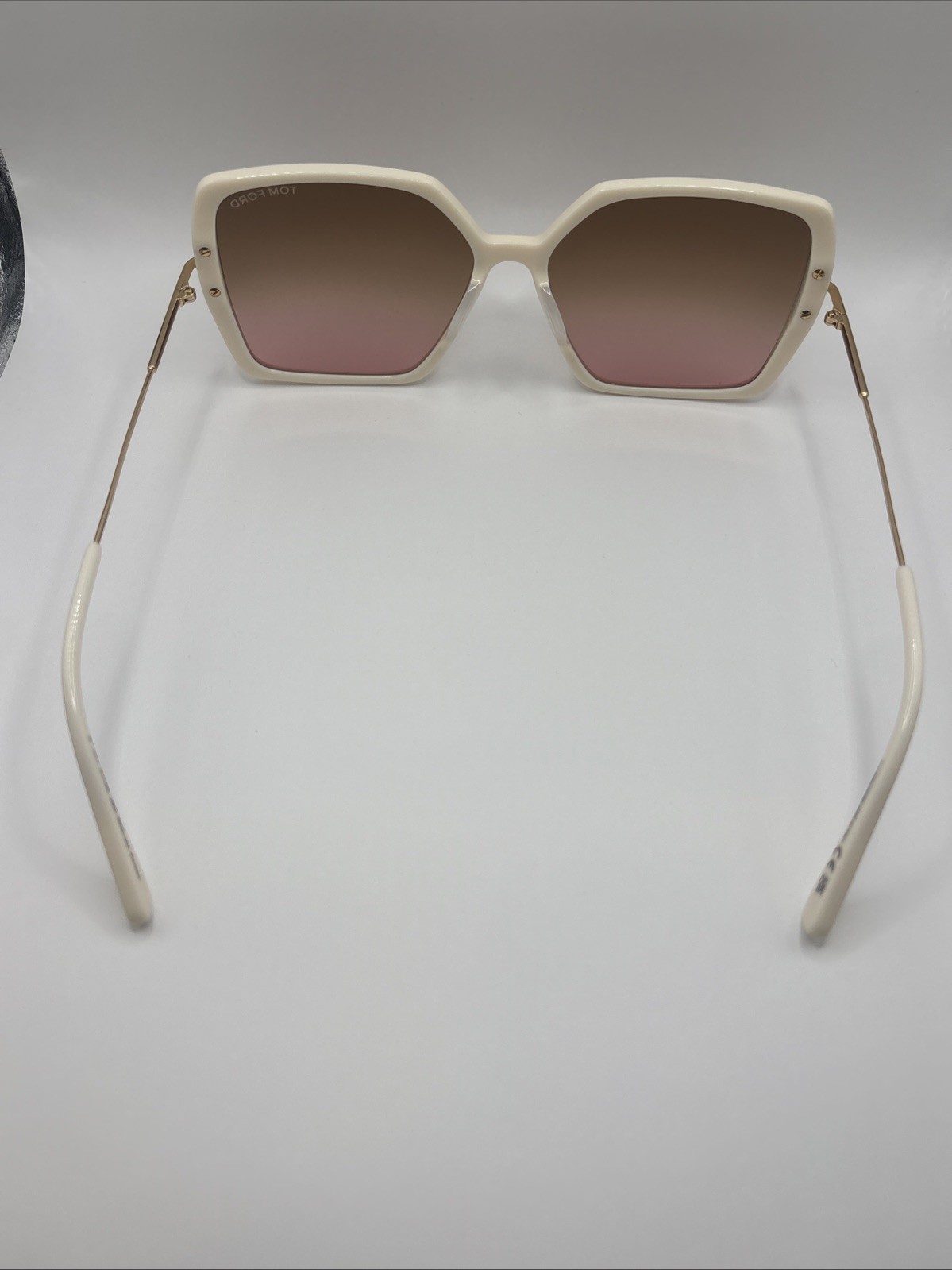 Tom Ford Joanna FT1039 25F Ivory Gradient Brown 59 mm Women’s Sunglasses
