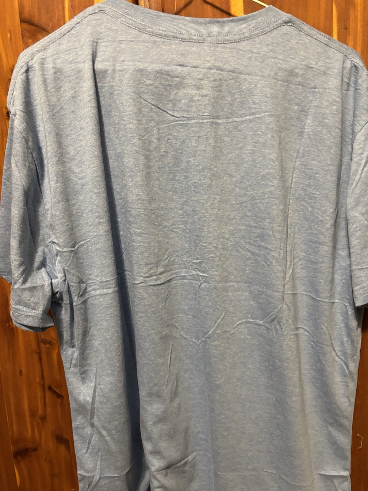 Graphic Shark Tee Funny cute Light blue by Crazy Dog size Large