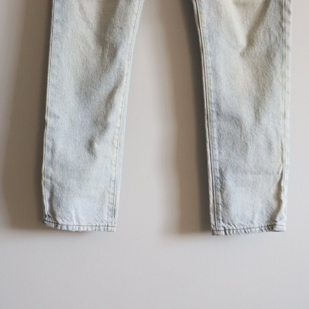 PacSun Men’s Sz 30×30 Blue Light Wash Stretch 5-Pocket Slim Taper Denim Jeans