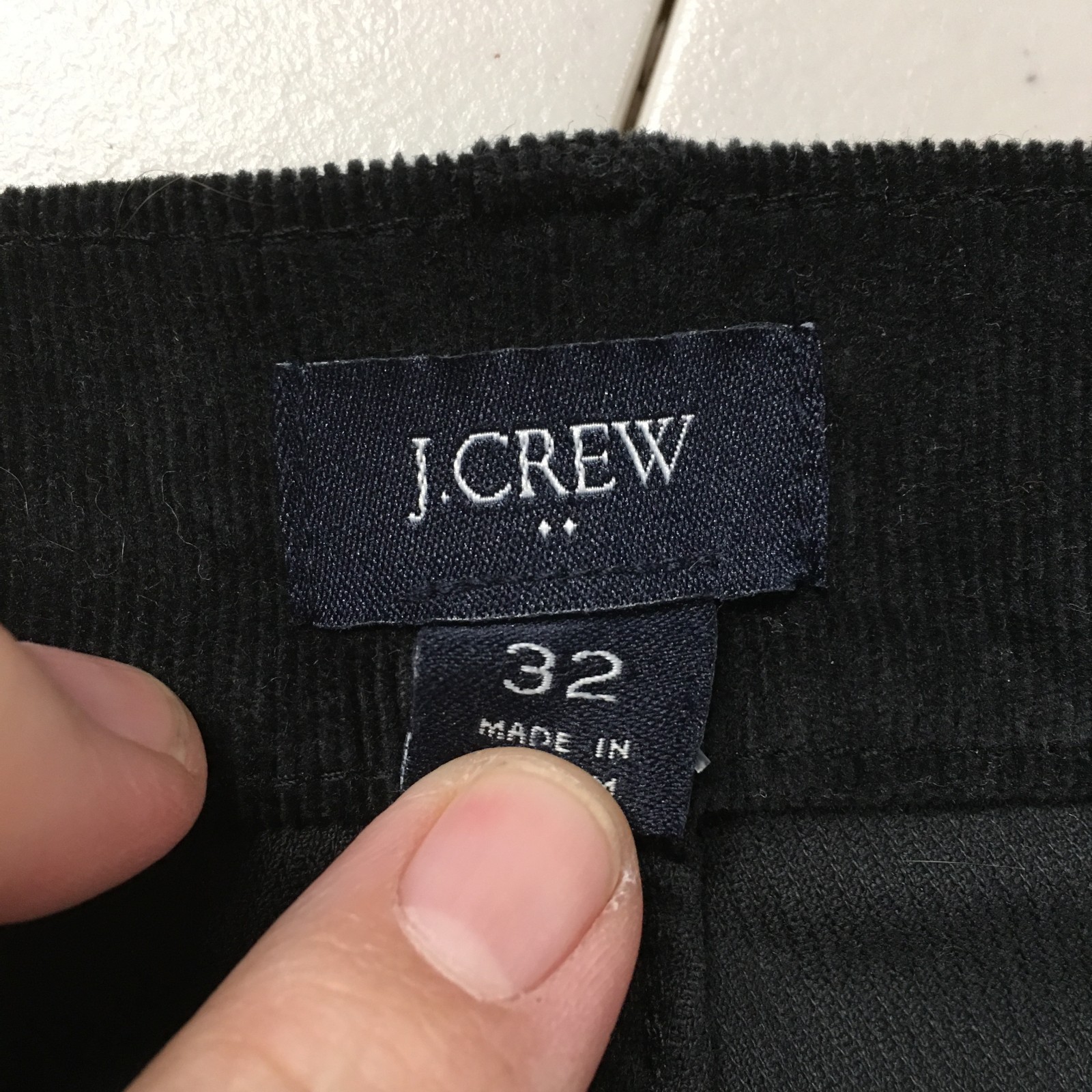 J.Crew Straight Leg Jeans Mens 32 Black Denim Mid Rise Zip Fly Button Front NEW