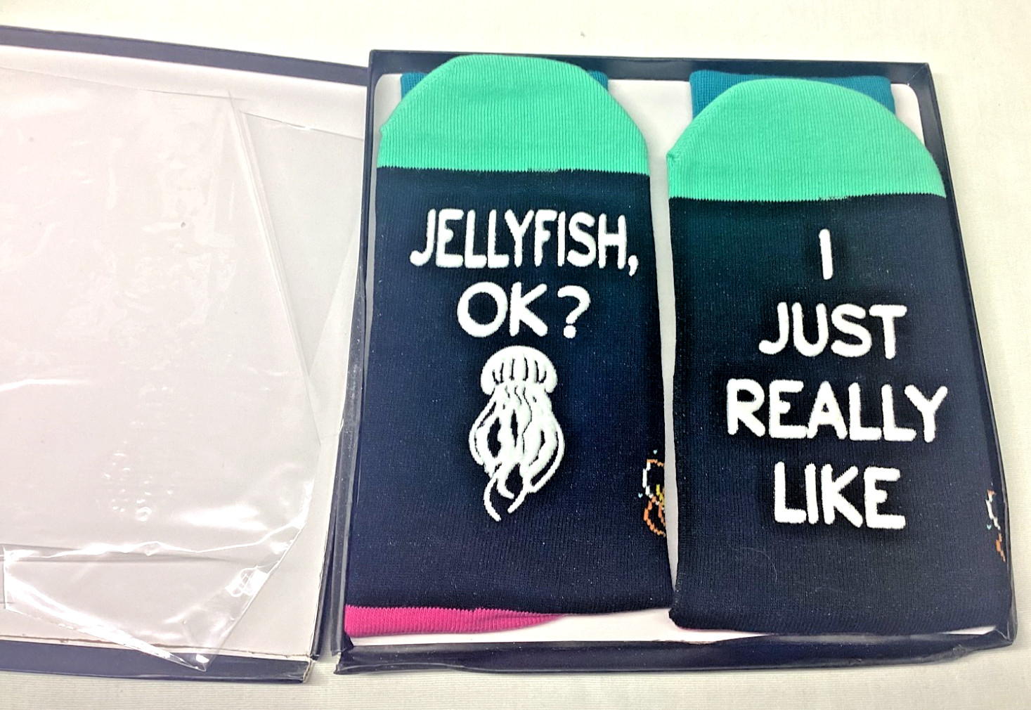 Happypop Gift Series Socks I Just Like Jellyfish OK!
