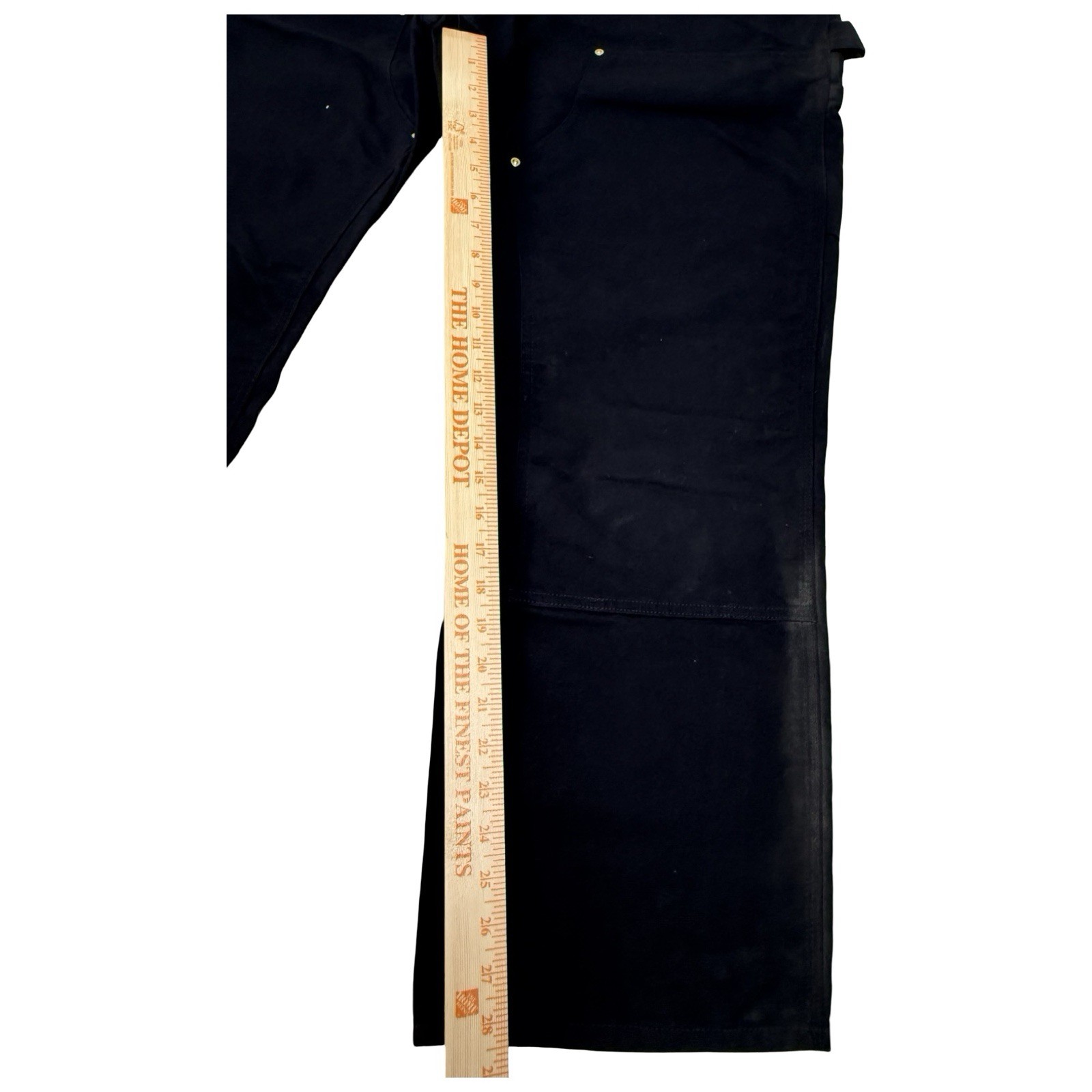 Vintage Carhartt B01 BLK Original Loose Fit Black Double Knee Pants 40W 30L USA