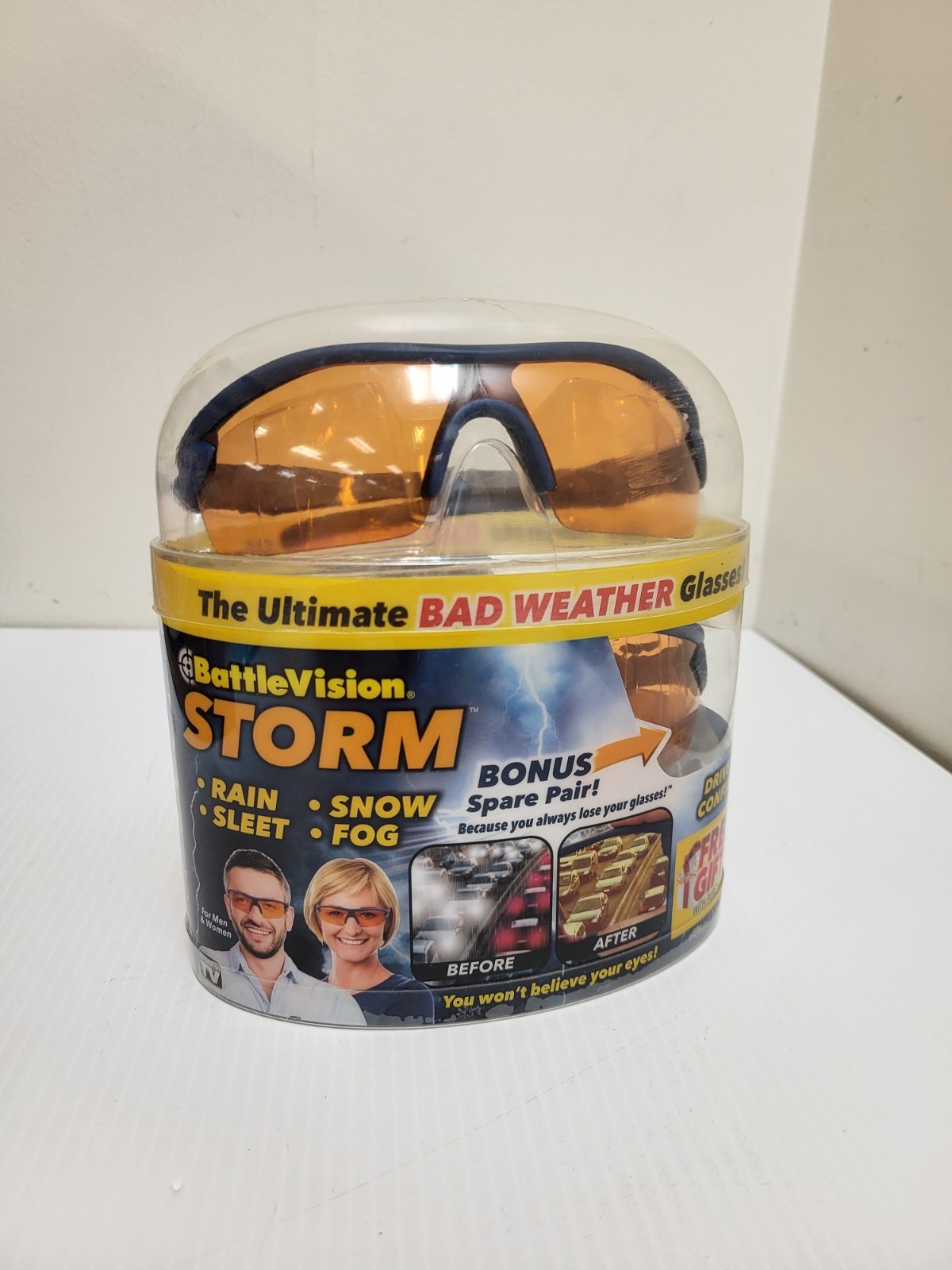 BulbHead BattleVision Storm Men’s Bad Weather Glasses – Blue Frame 2021