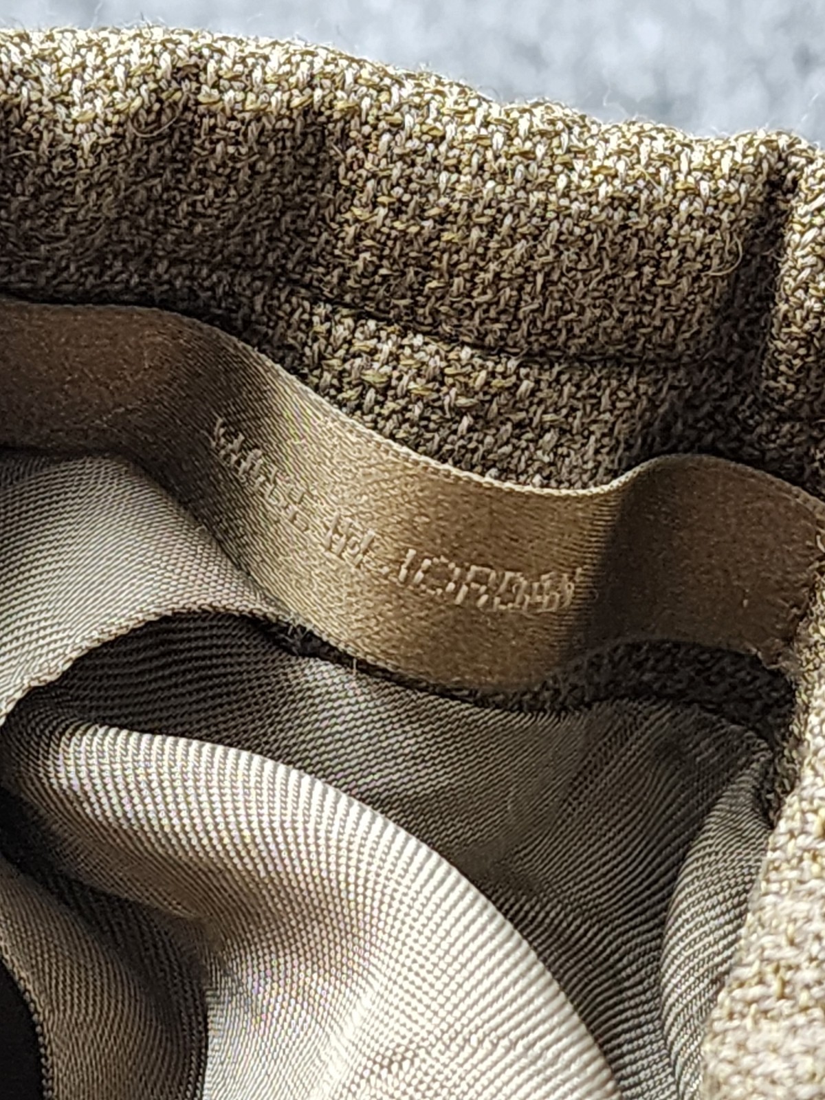 Vitale Barberis Canonico Tan Wool Tweed 42R Single-Breasted 3-Button Jacket