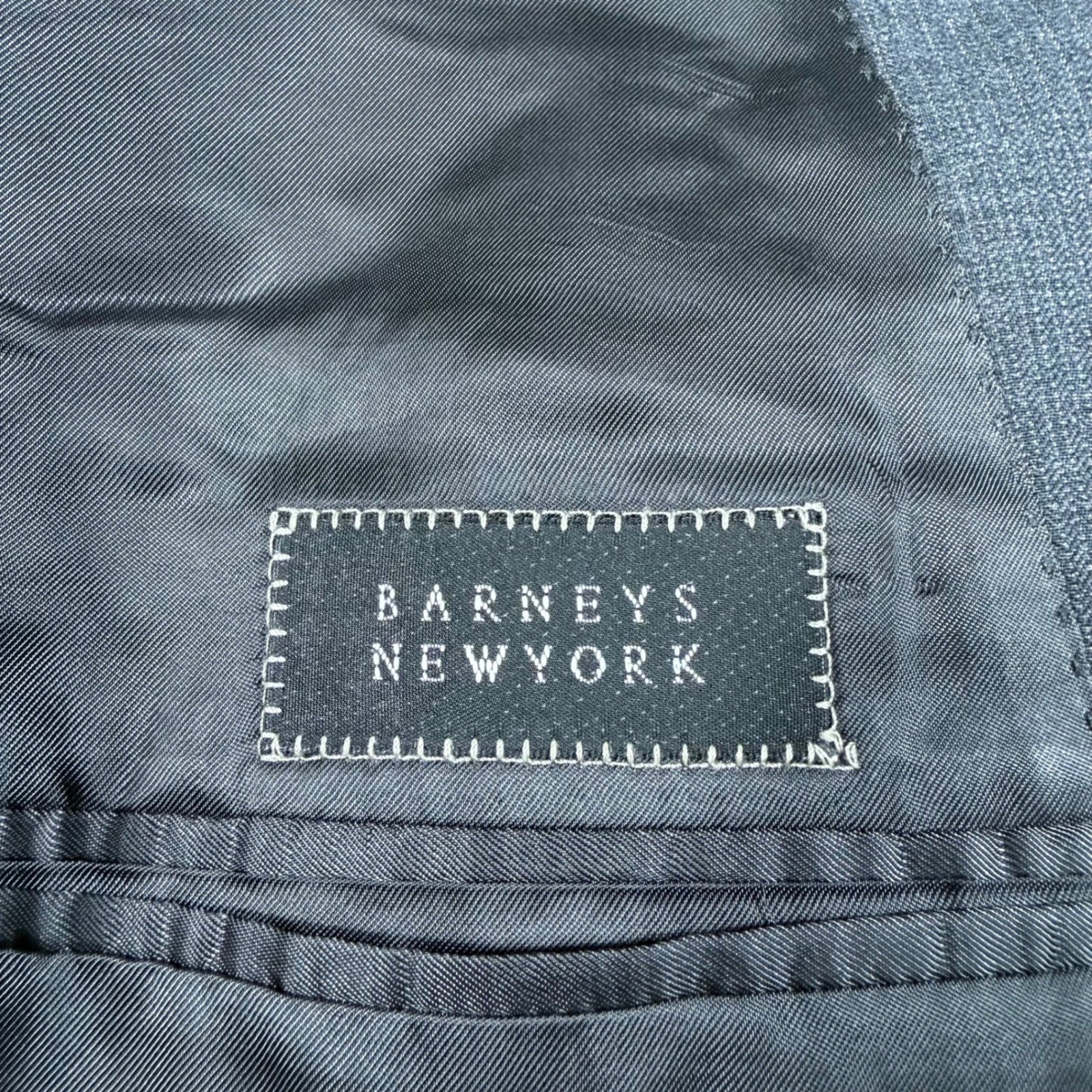 Canali Barneys New York Mens Blazer 40R Wool 2 Button Charcoal Grey Italy EUC