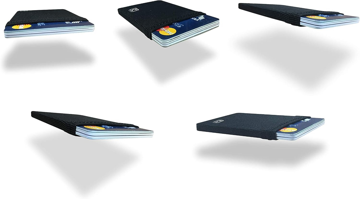 Ultra Thin Elastic Card Holder Single & Double Pocket | Ultra-Slim Elastic Desig