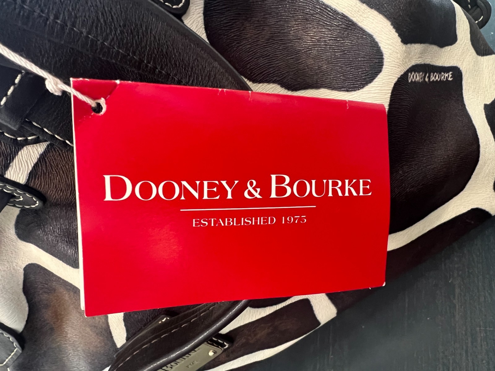 Dooney & Bourke NWT Chiara Medium Satchel | Rare Giraffe Print Collection