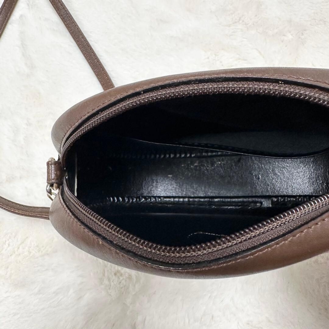 Burberrys Nova Check Canvas Leather Oval Camera Bag Vintage Shoulder Auth