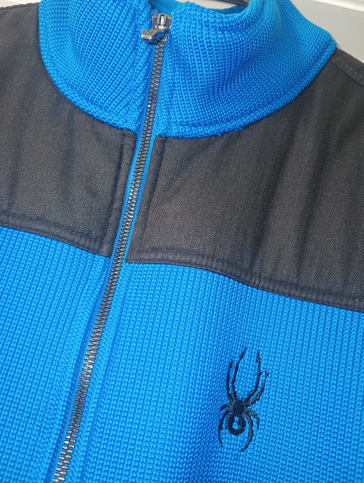 Spyder Core Sweater Jacket Men’s Sz XL Full Zip Knit Fleece Lined Heavyweight