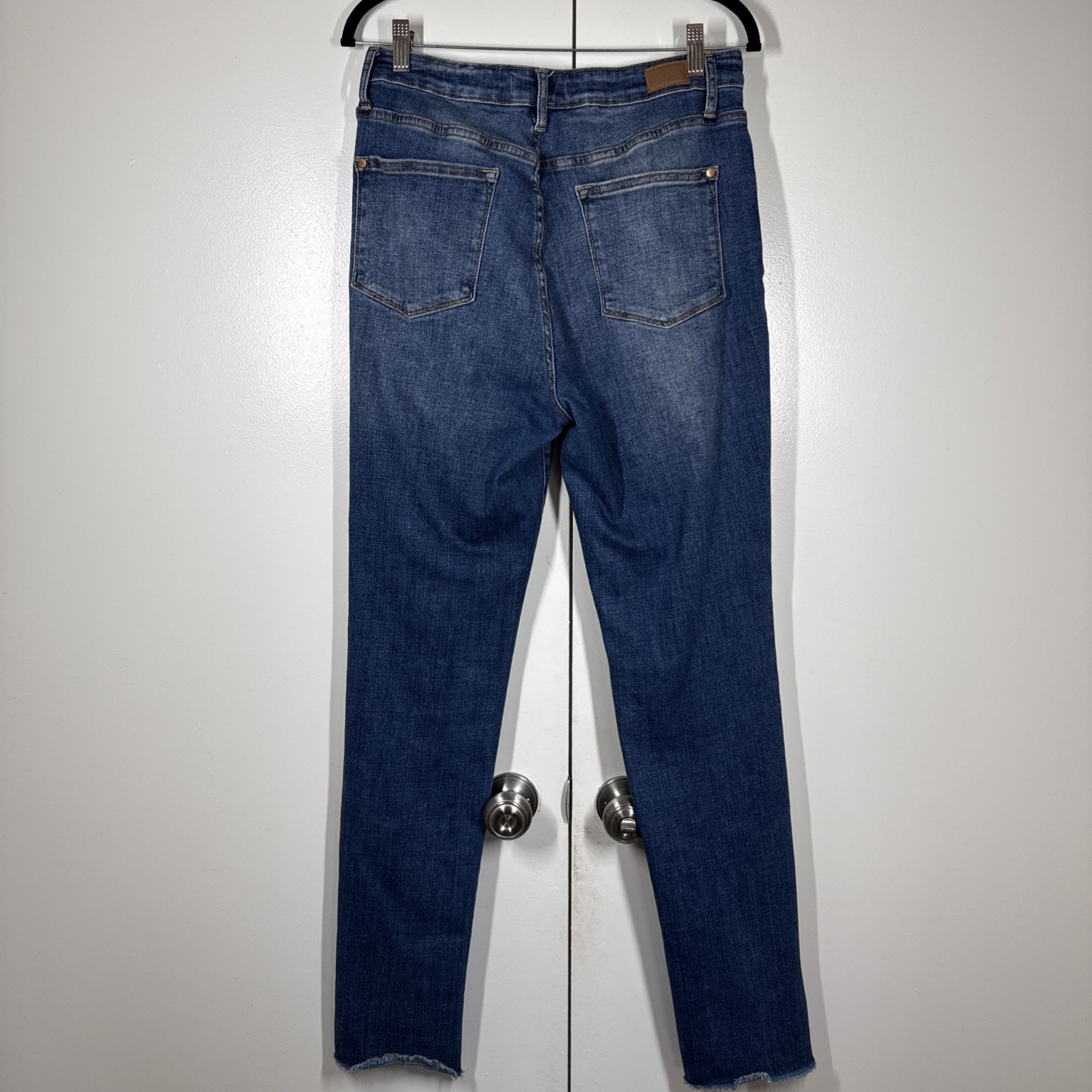 JUDY BLUE Jean Womens Size 31 Boyfriend Fit Mid Rise Medium Wash Stretch Denim