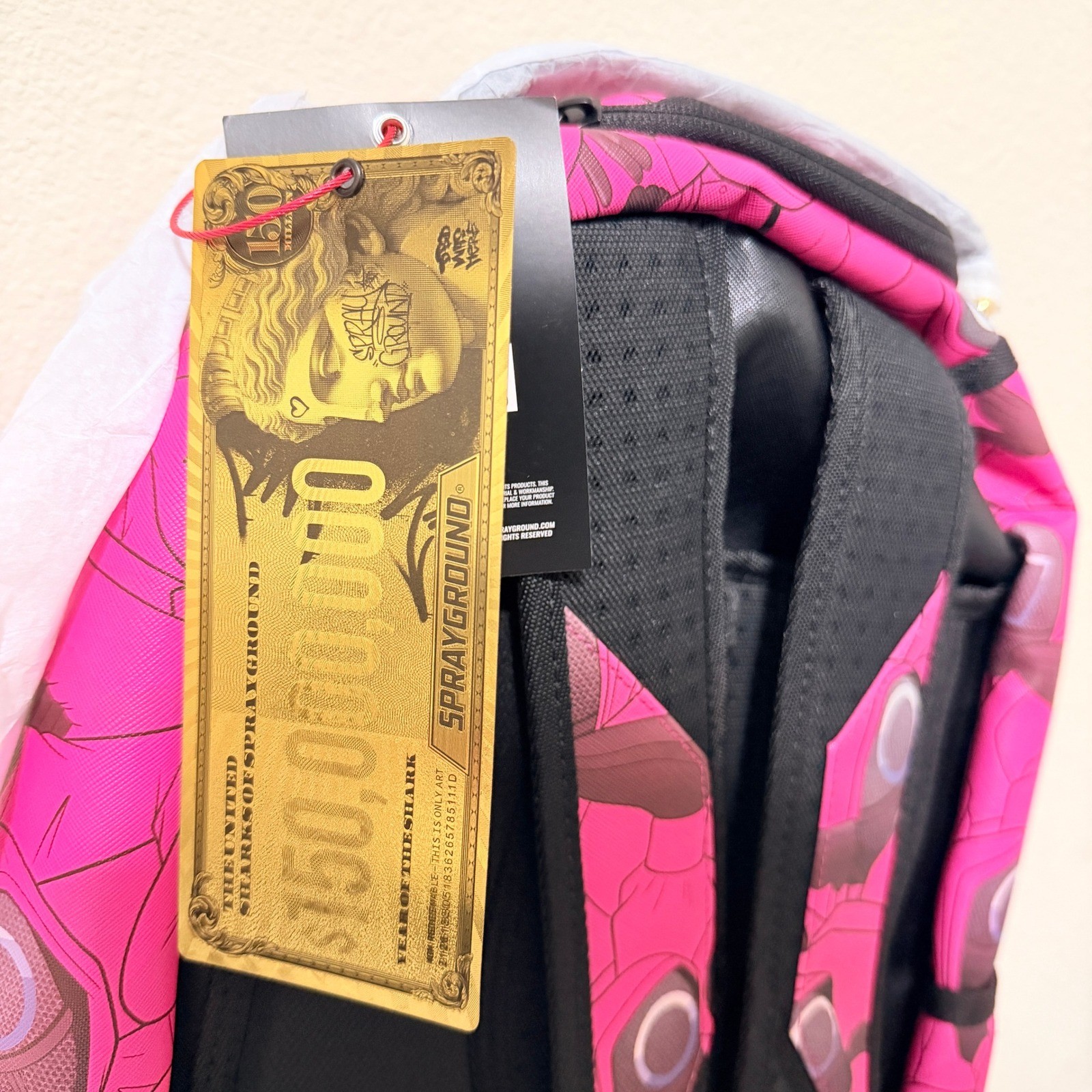 Sprayground Squid Game Frontman Backpack Limited Edition 2025 Multicolor/Pink