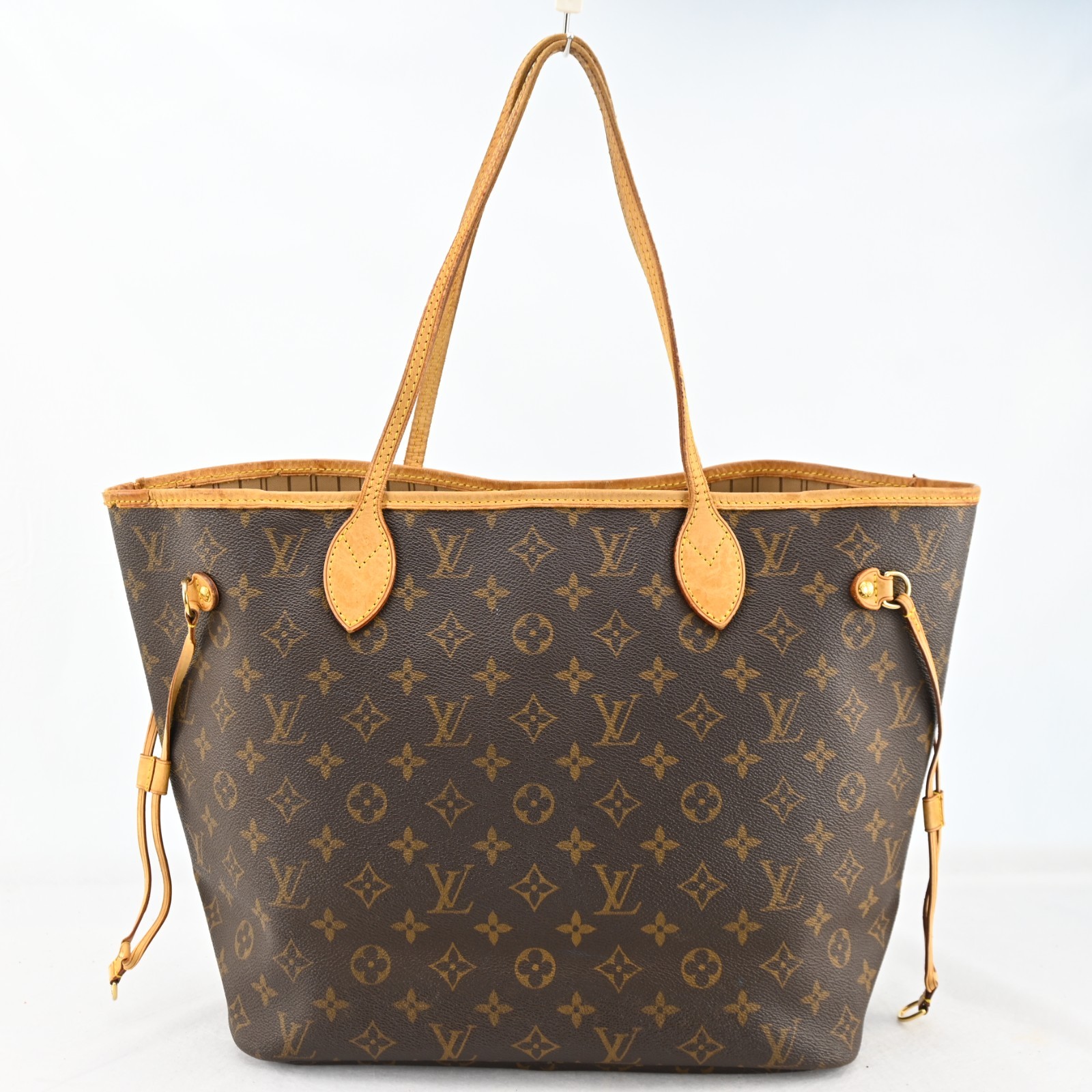 Louis Vuitton Monogram Neverfull MM Leather Fabric Brown Tote bag C1946GA806