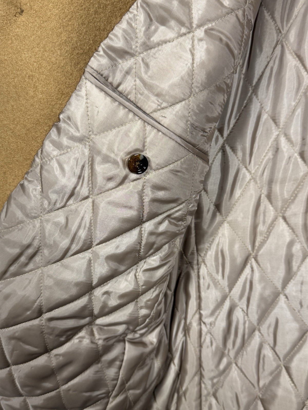 J.Crew Mercantile Thompson Wool Blend Topcoat Men’s Size 40 Camel Brown