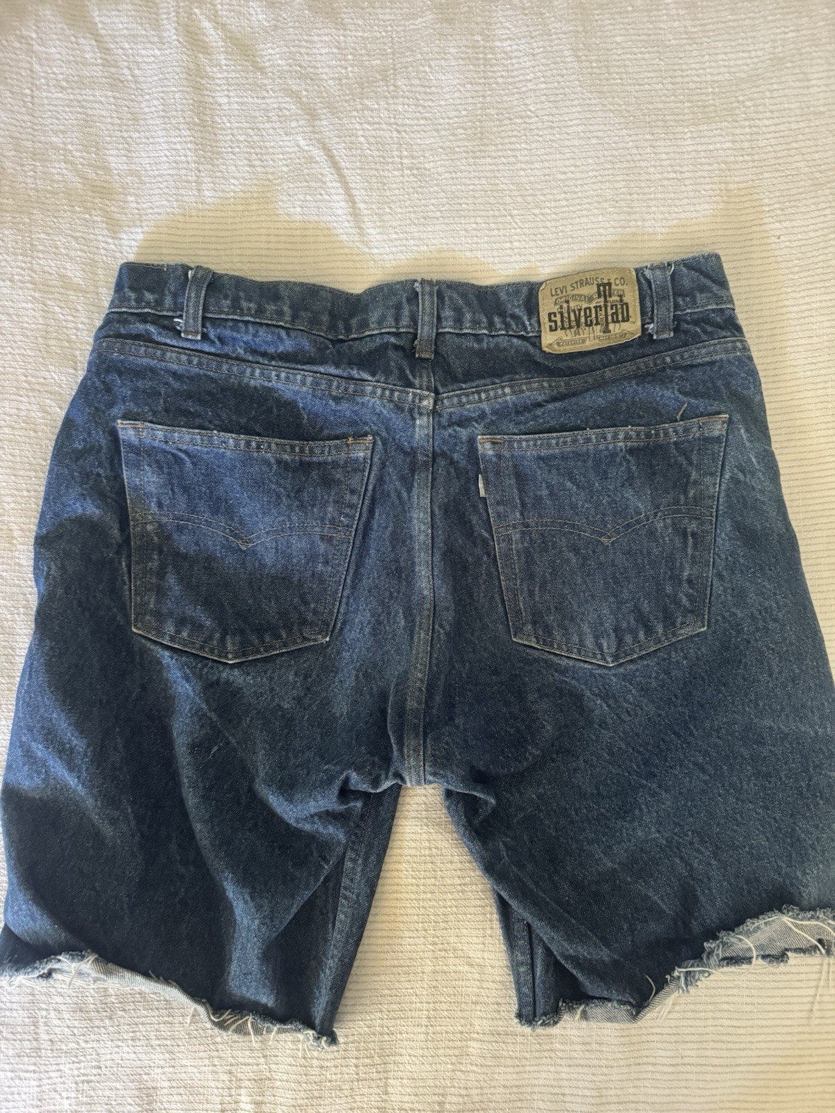 Levi Strauss & Co. Rare Vintage SilverTab Men’s Dark Wash Blue Denim Shorts