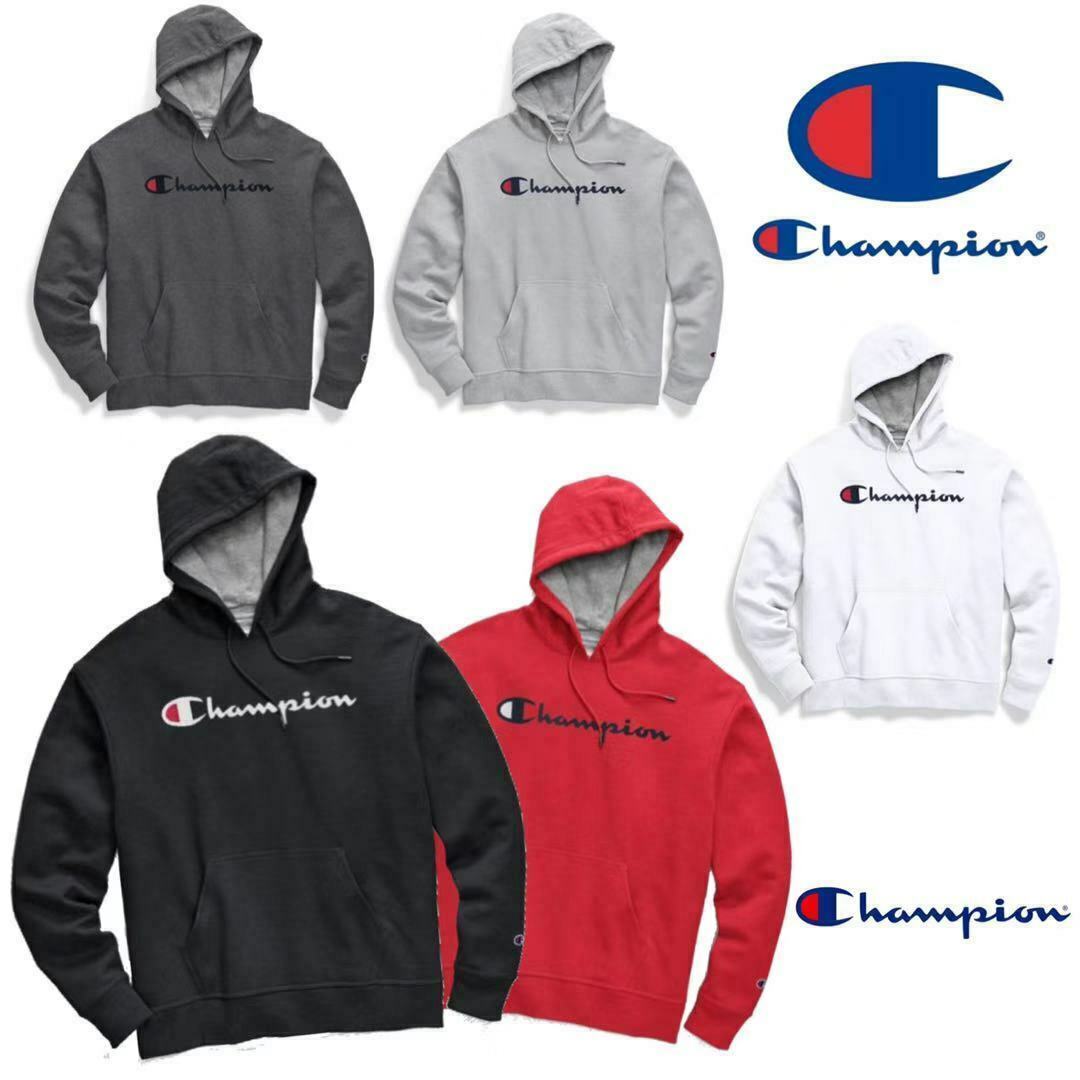 Champion Powerblend Men’s Pullover Hoodies Script Logo GF89H Y06794