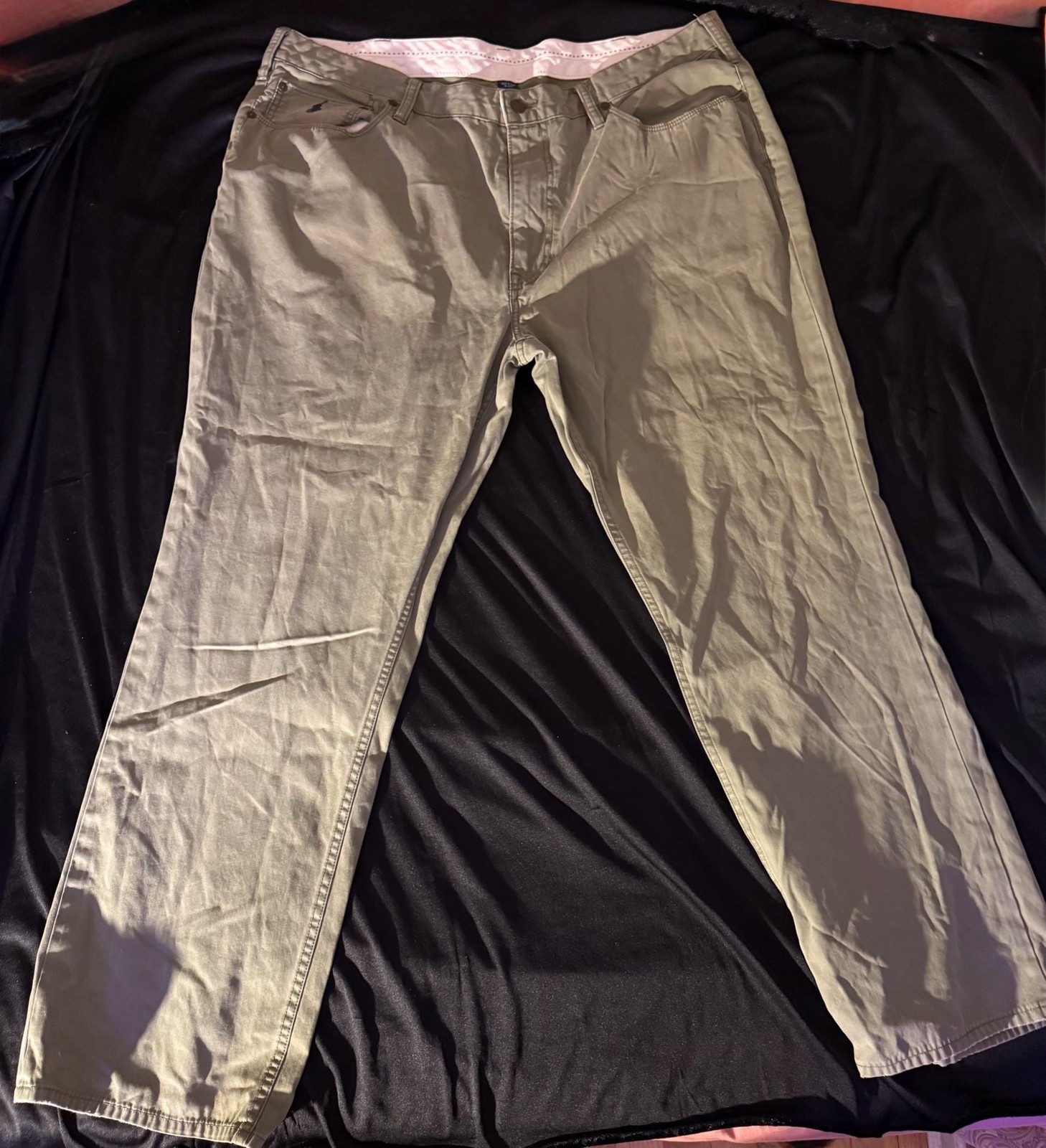 Polo Ralph Lauren Authentic Dungarees Olive Green Pants 42×30