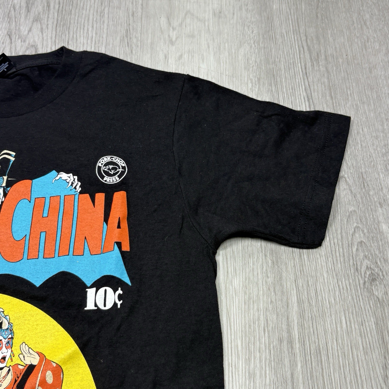 Small Big Trouble in Little China Graphic T-Shirt Comic Book Style Movie