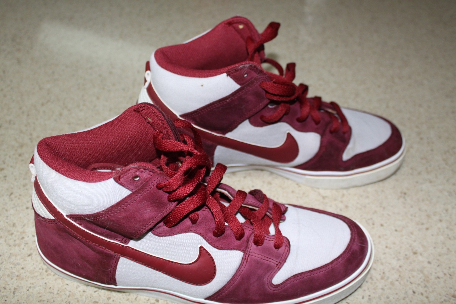 Nike Dunk High LR Team Red/ Metallic Platinum 487924-660 sz 11.5 Men