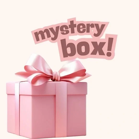 Mystery Box Female Woman Leaning All Sorts Of Fun And Useful Items