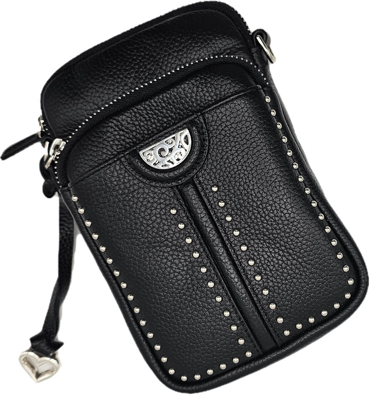 Brighton Zak Mini Utility Bag – H15513 – Black Leather
