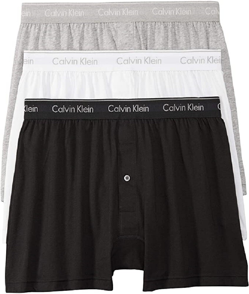 Calvin Klein Men’s Cotton Classics Multipack Knit Boxers – NB4005