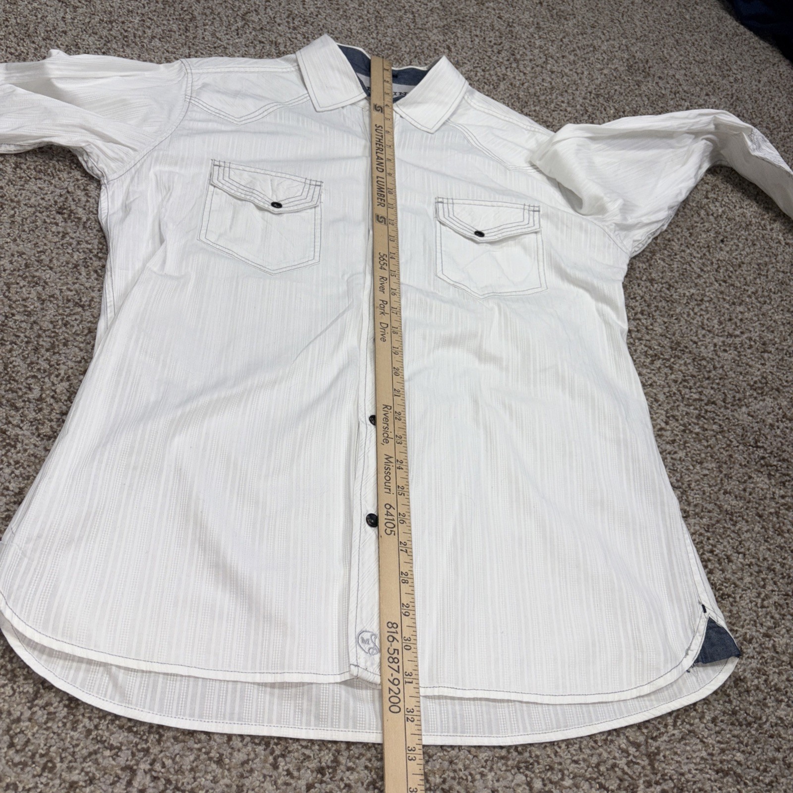Moon Shine Spirit by Brad Paisley Button Up Embroidered Western Shirt Men’s L