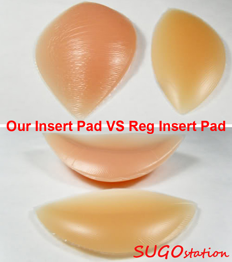 “”JUMBO”” Silicone Insert Pads Gel Push Up Bra Breast Enhancer Bikini Swimsuit