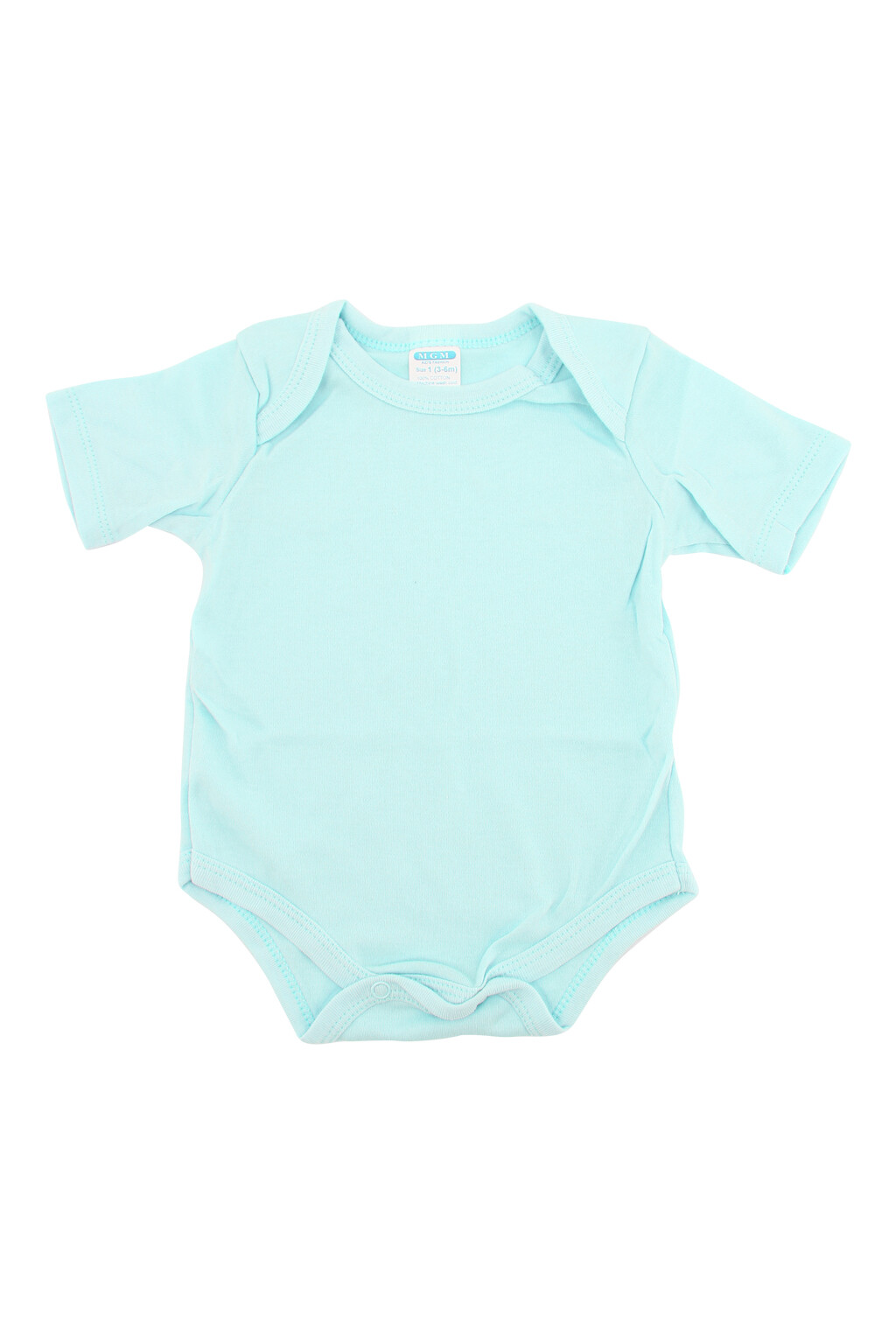4 Baby Romper Bodysuit Jumpsuit Short Sleeve Print Solid Size 3-6 M 6-9 M 9-12 M