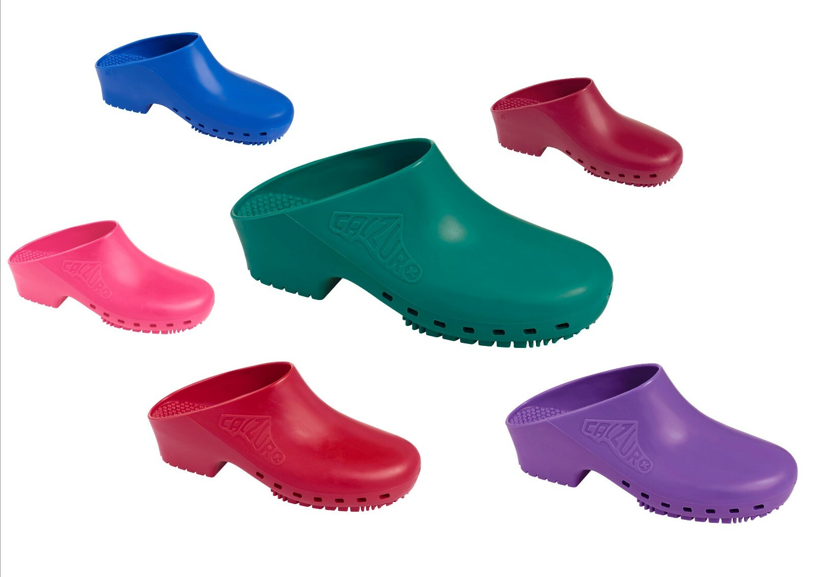 Calzuro classics with side holes size 34-35, 40-41, 46-47 sabot, clogs.