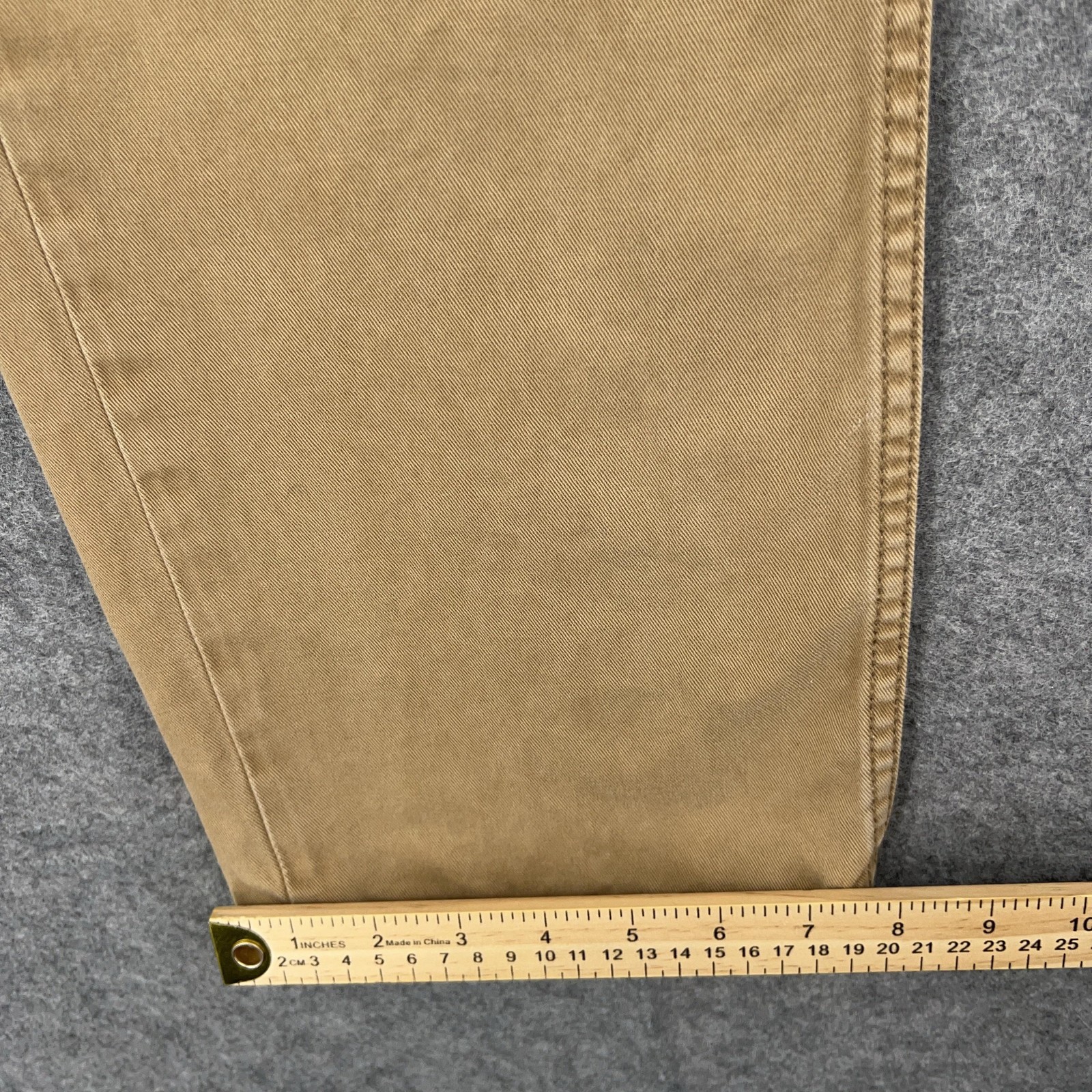 Levis 514 Jeans Mens 34×30 Beige Denim Straight Leg 100% Cotton Pants Casual