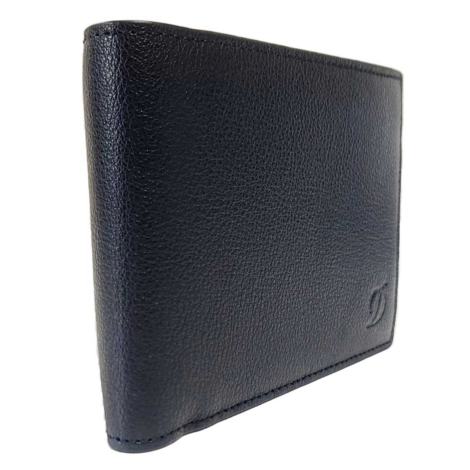 S.T. Dupont Men’s Wallet Line D Blue Grain Leather Bill and Credit Card 093000B
