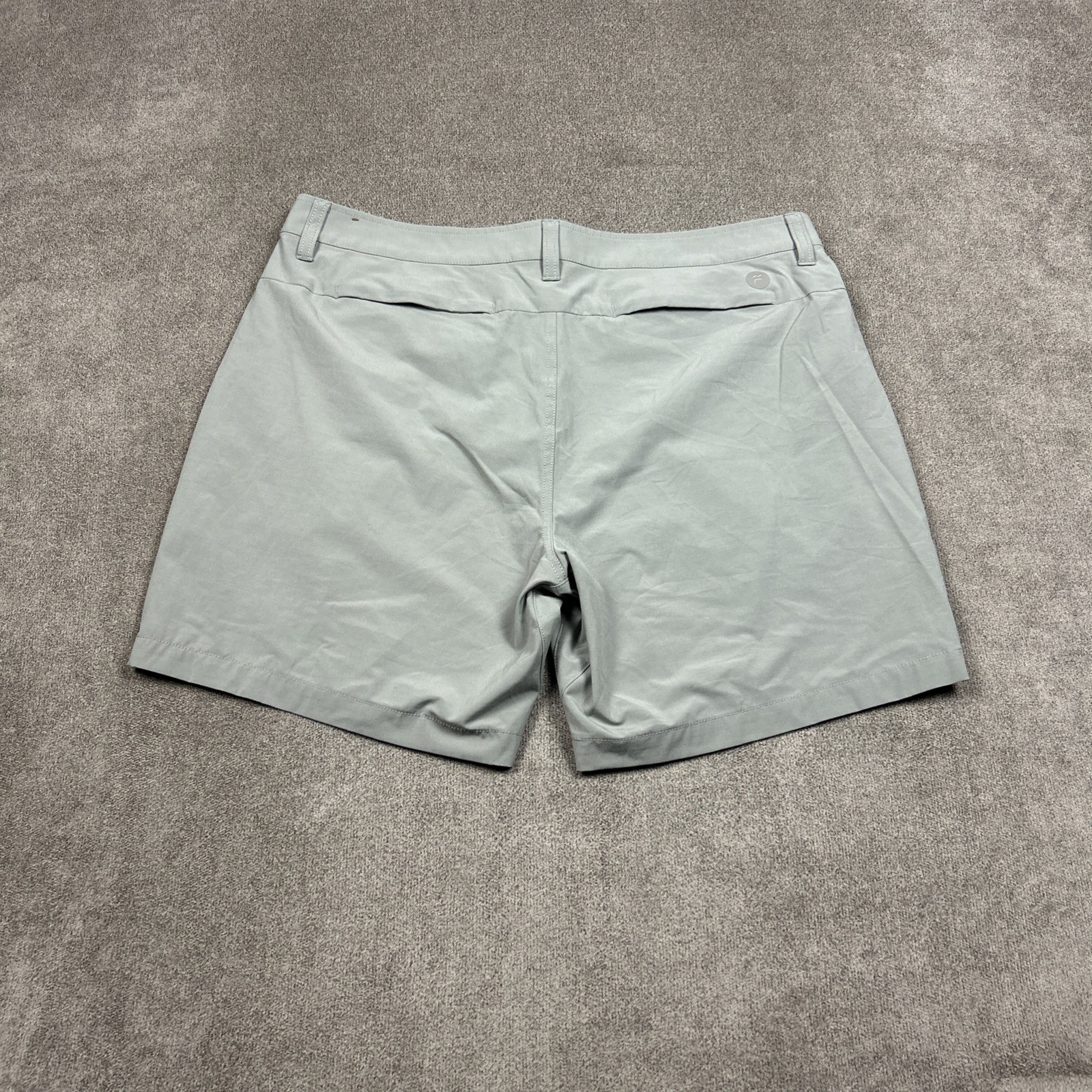 Free Fly Shorts Mens 36 x 7 Gray Stretch Performance Hybrid Tech Chino Palmera