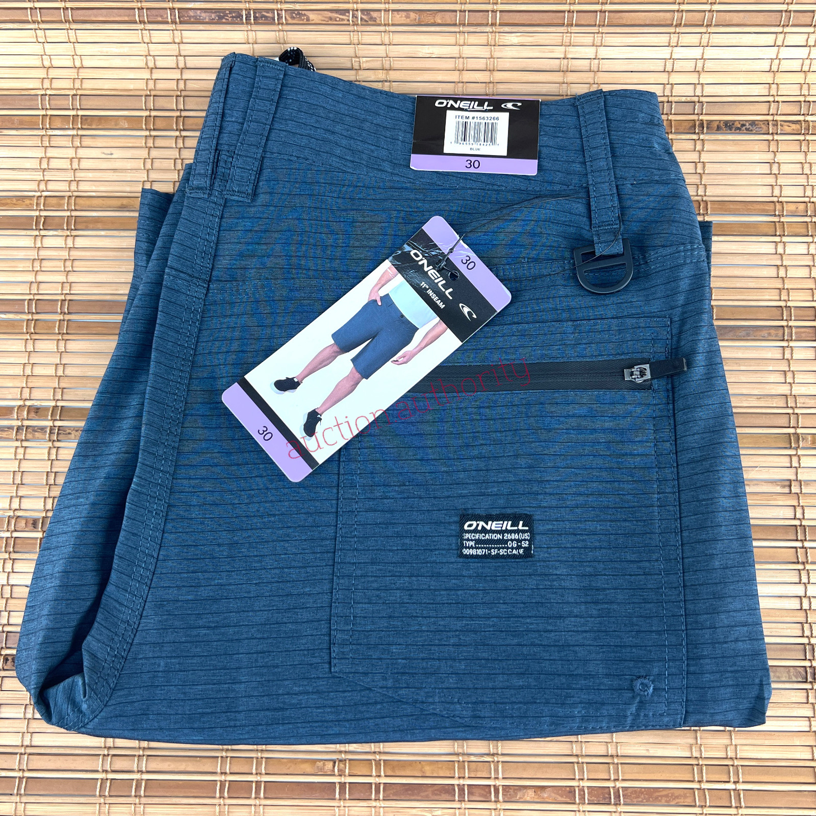 New ONeill Hybrid Crossover Quick Dry Shorts Mens Grey Blue Grey Black ALL SIZES