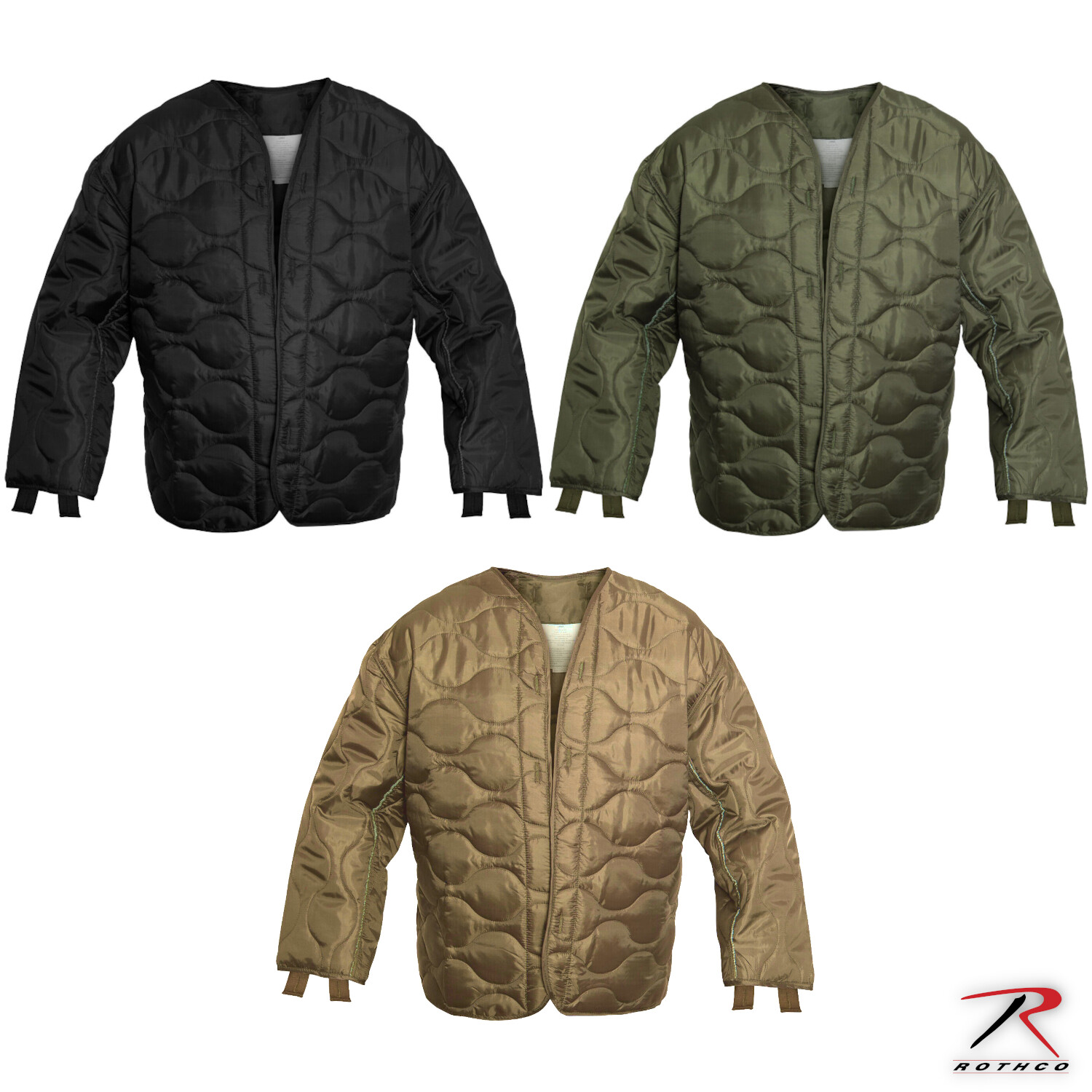 Rothco M-65 Insulated Padded Military Field Jacket Liner (Choose Sizes)