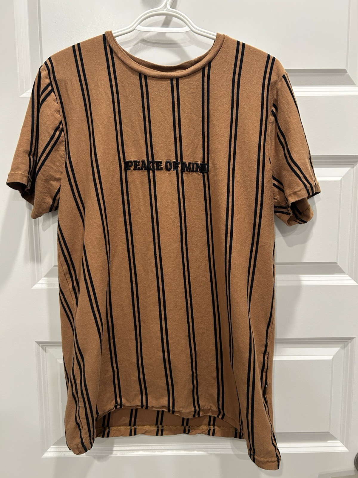 WXYZ Brown Short Sleeve Shirt Mens Large
