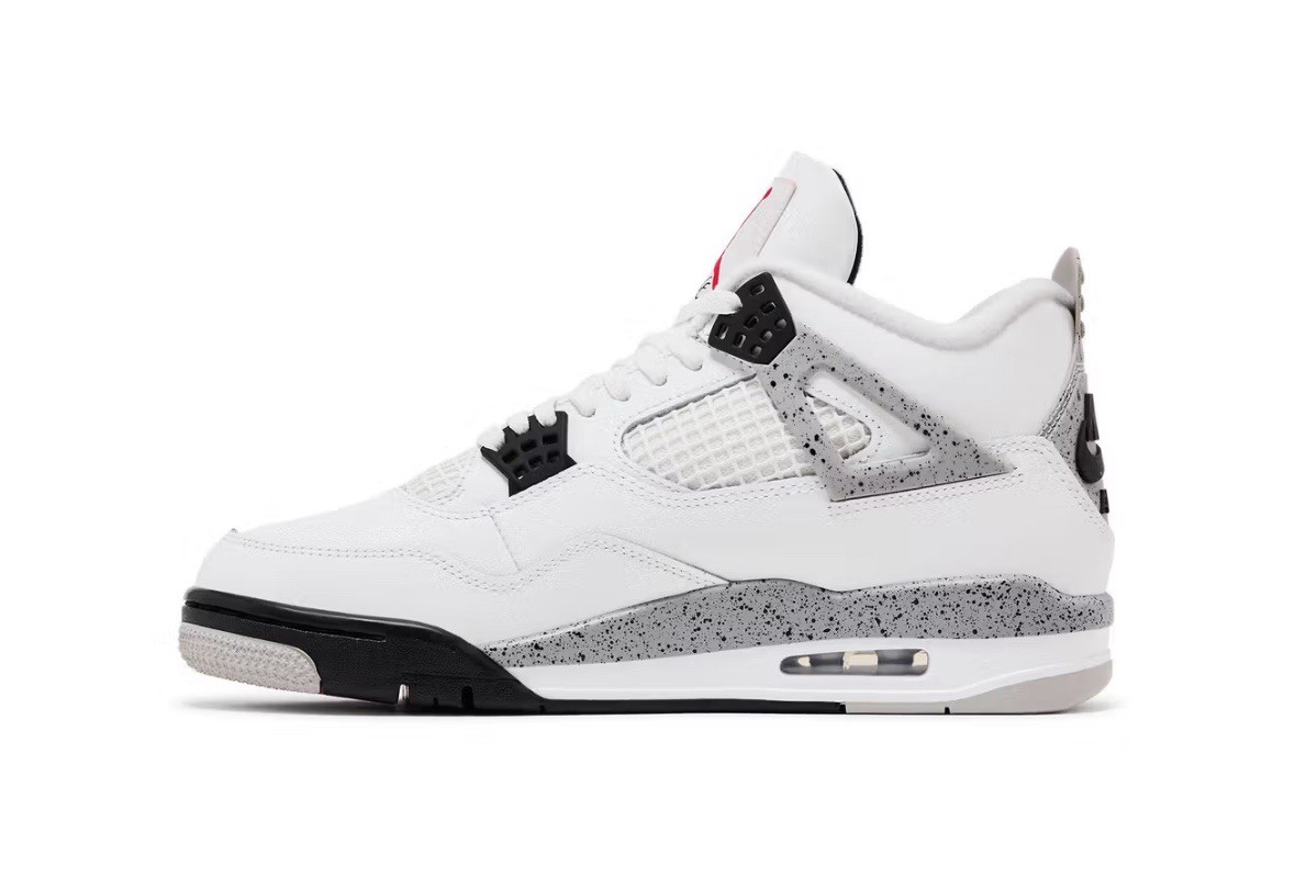 Air Jordan 4 Retro “White Cement” GS 2025 IB4171-100 3.5Y-7Y