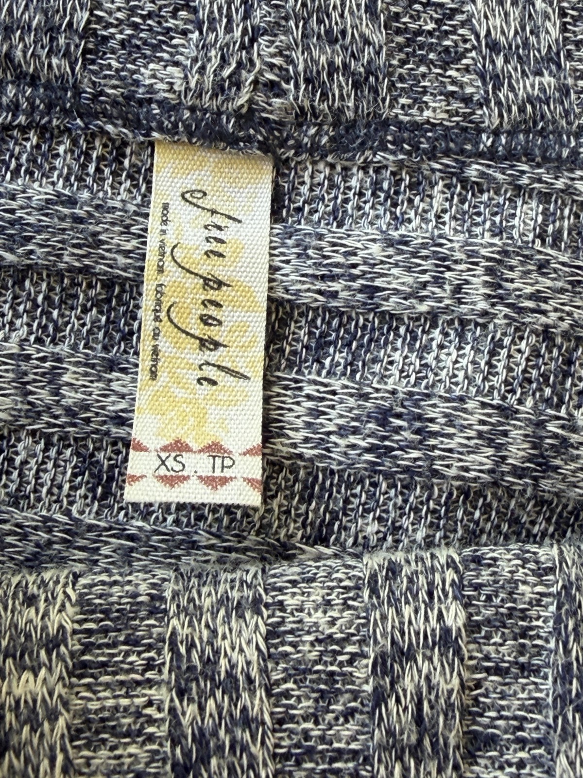 Free People Clarissa Mock Neck Ribbed Sweater Size XS Gray High-Low Knit Pullove