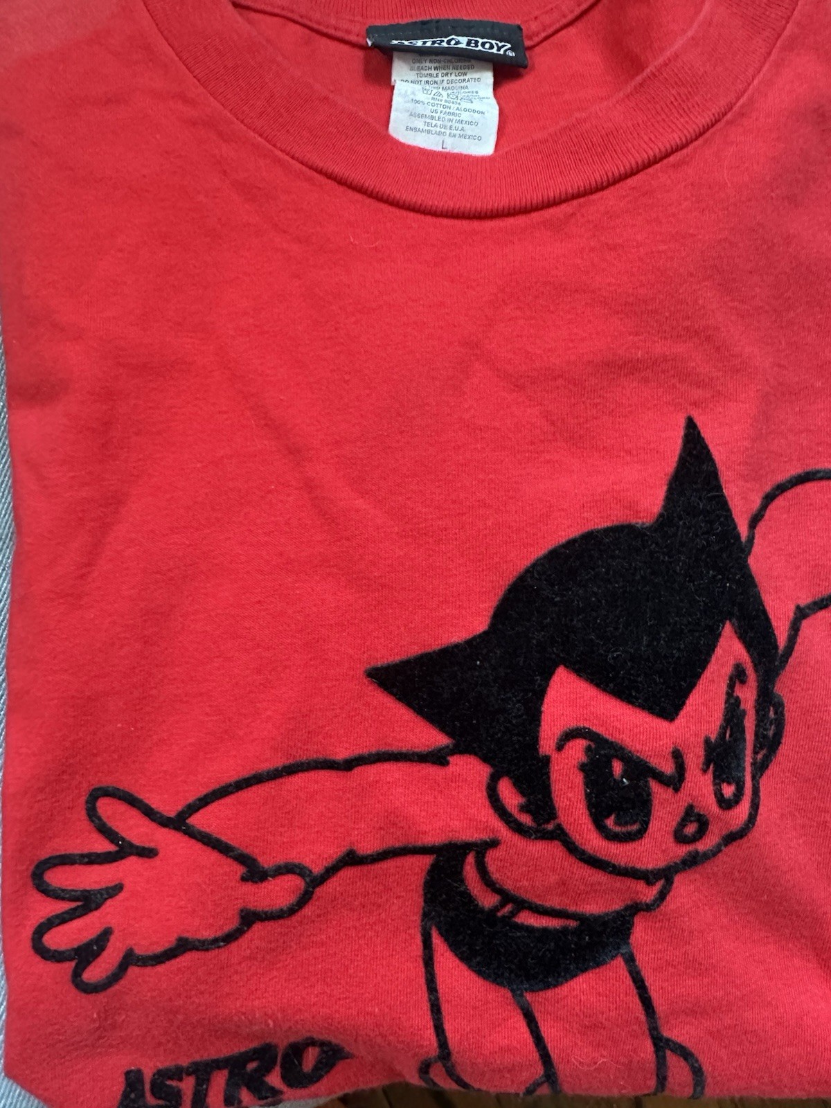 Astro Boy Osamu Tezuka Productions Official Y2K Red Men’s Large Anime Tee