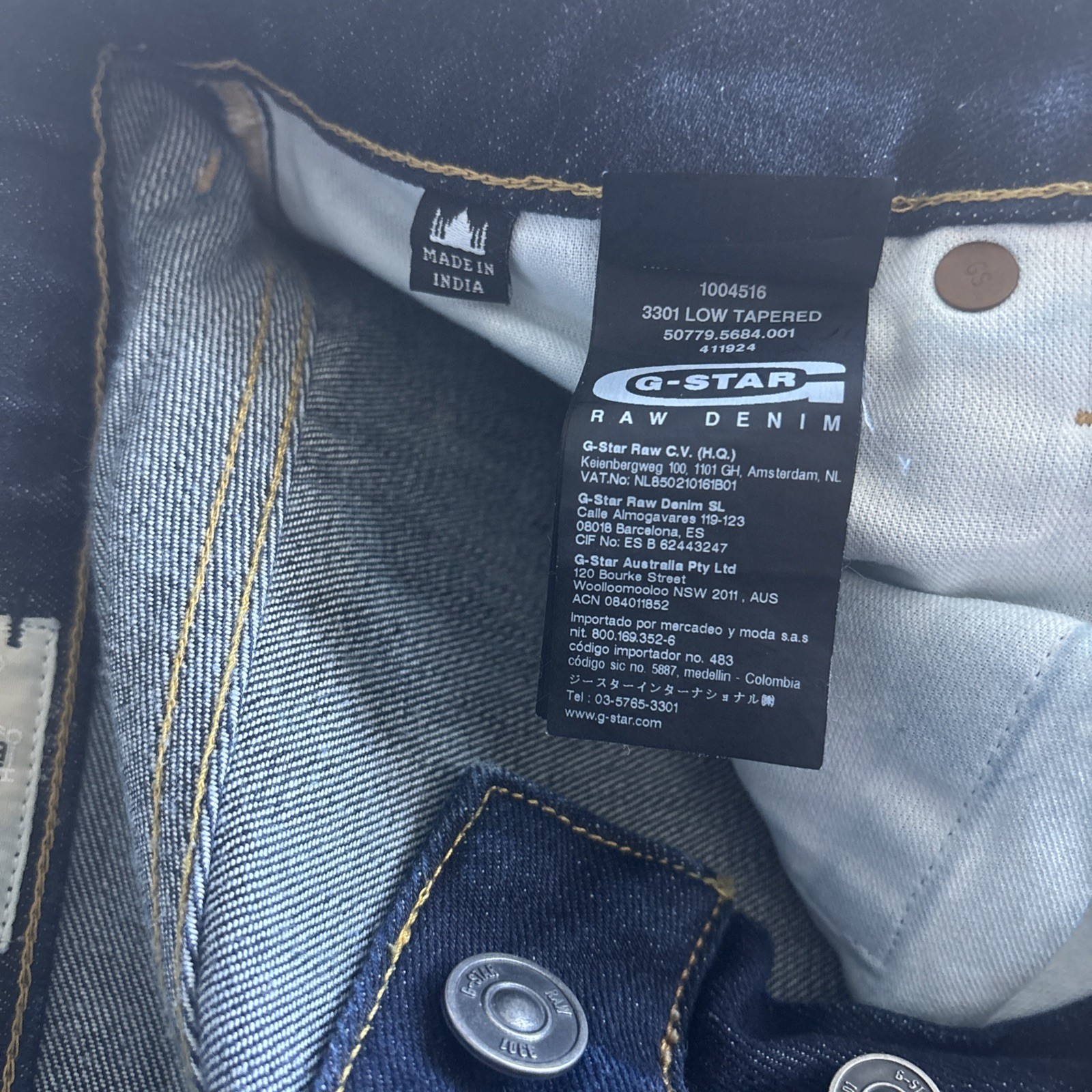 Gstar 3301 Low Tapered