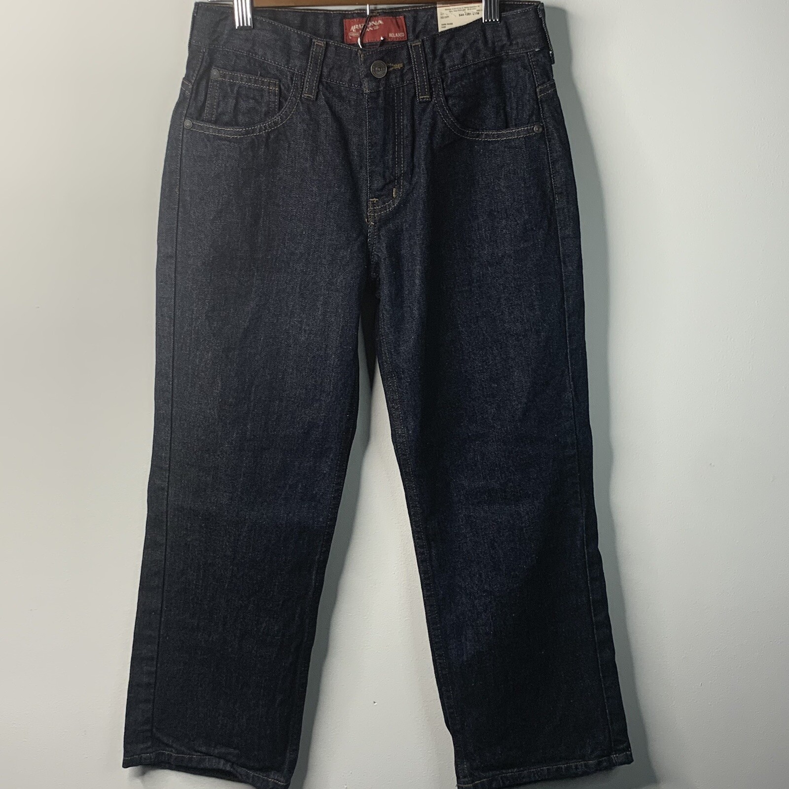 Arizona Jeans Relaxed Fit Below Waist Straight Leg Boy’s Size 10 Husky NWT